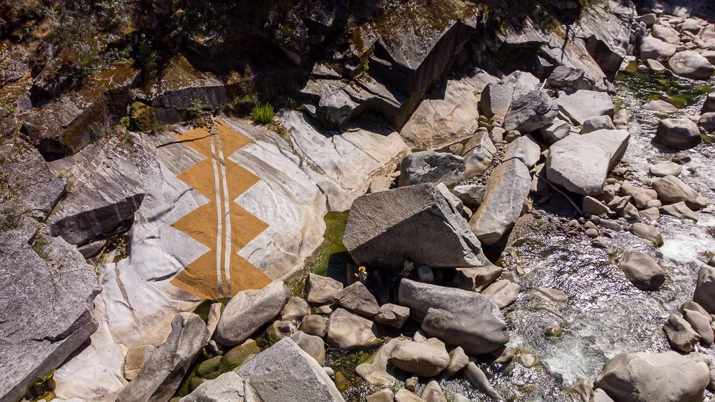 "Washed Away," Clay Paint, 2021, California