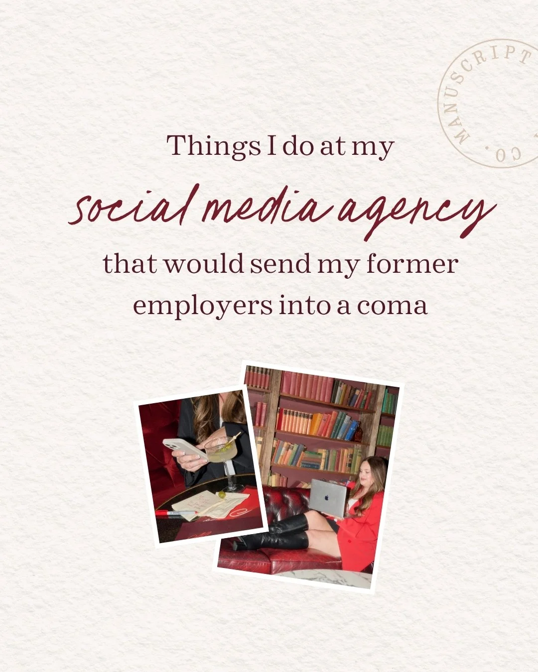 sorry not sorry, slack is a hard no for me. 

If you want to work with someone who takes your business as seriously as you do, you know who to call. Get in touch via DM or the link in bio.