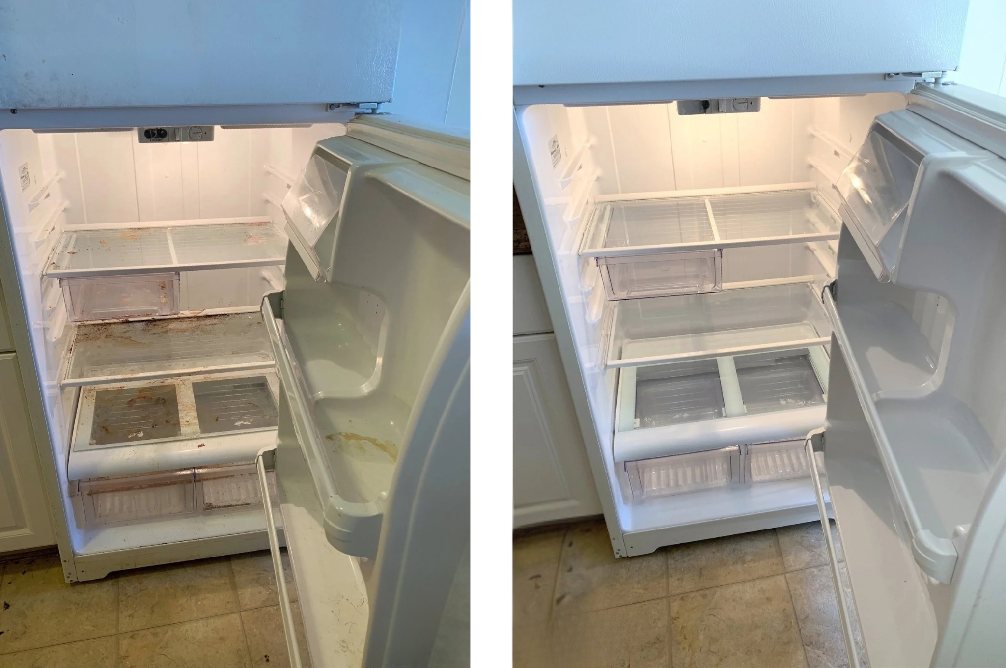 Residential Deep Clean- Inside Refrigerator