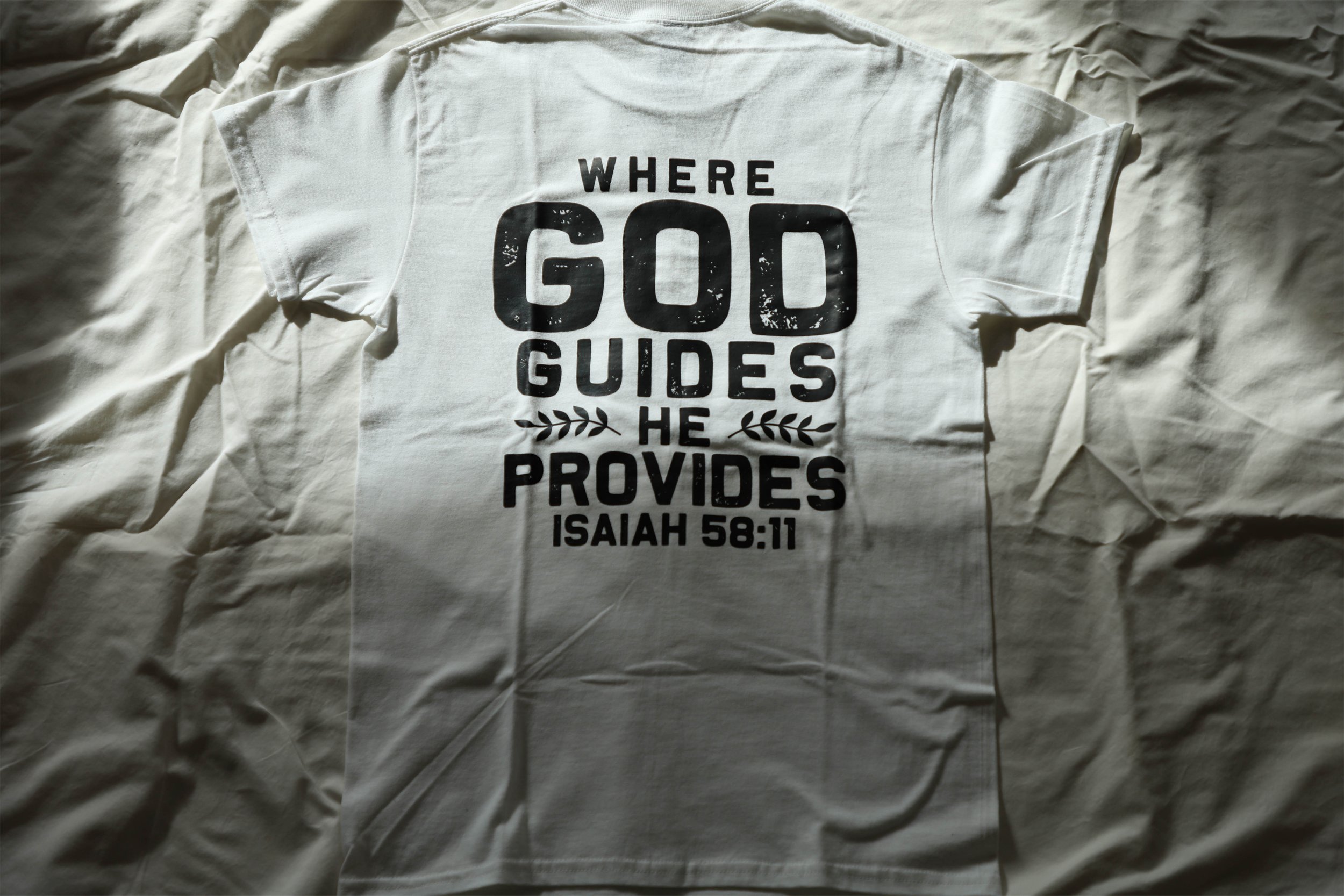 Where God guides He provides