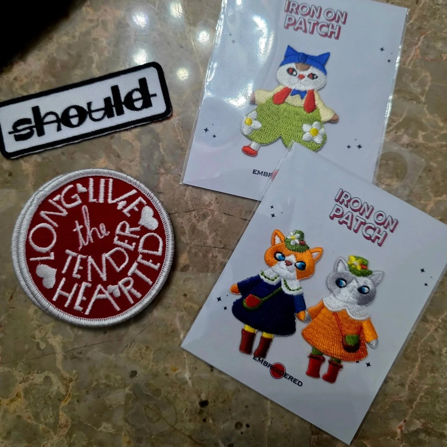 Picked up new patches @cargoinc today! Excited to incorporate them into someone's blazer!

Custom ordwr yours today! 
www.uniquelypatched.com