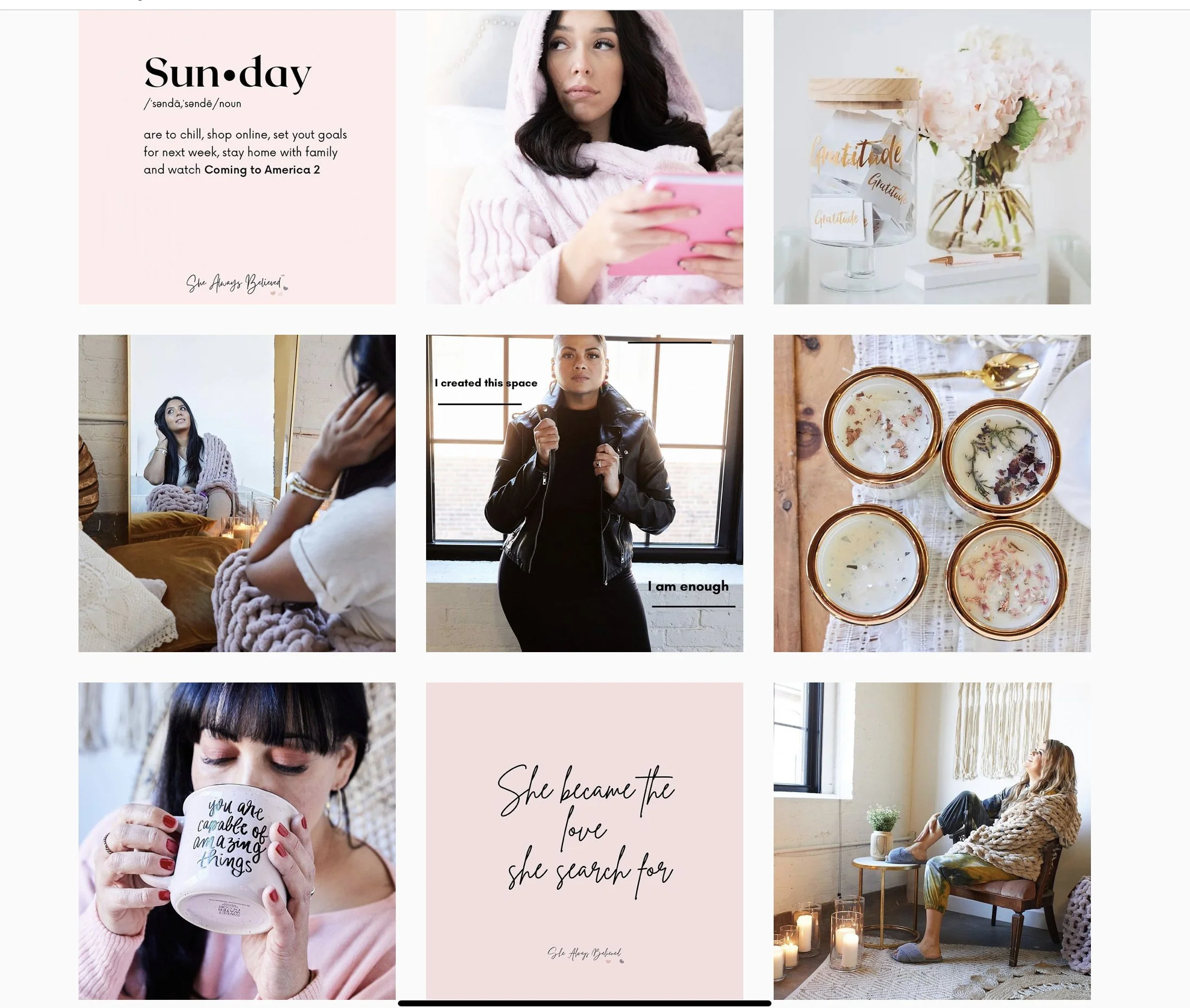 She Always Believed IG Feed