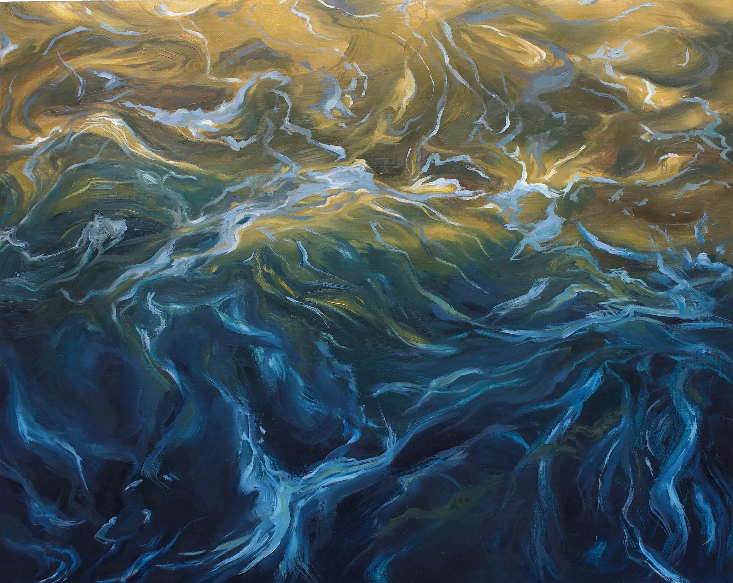 Chilled, oil on panel, 2017