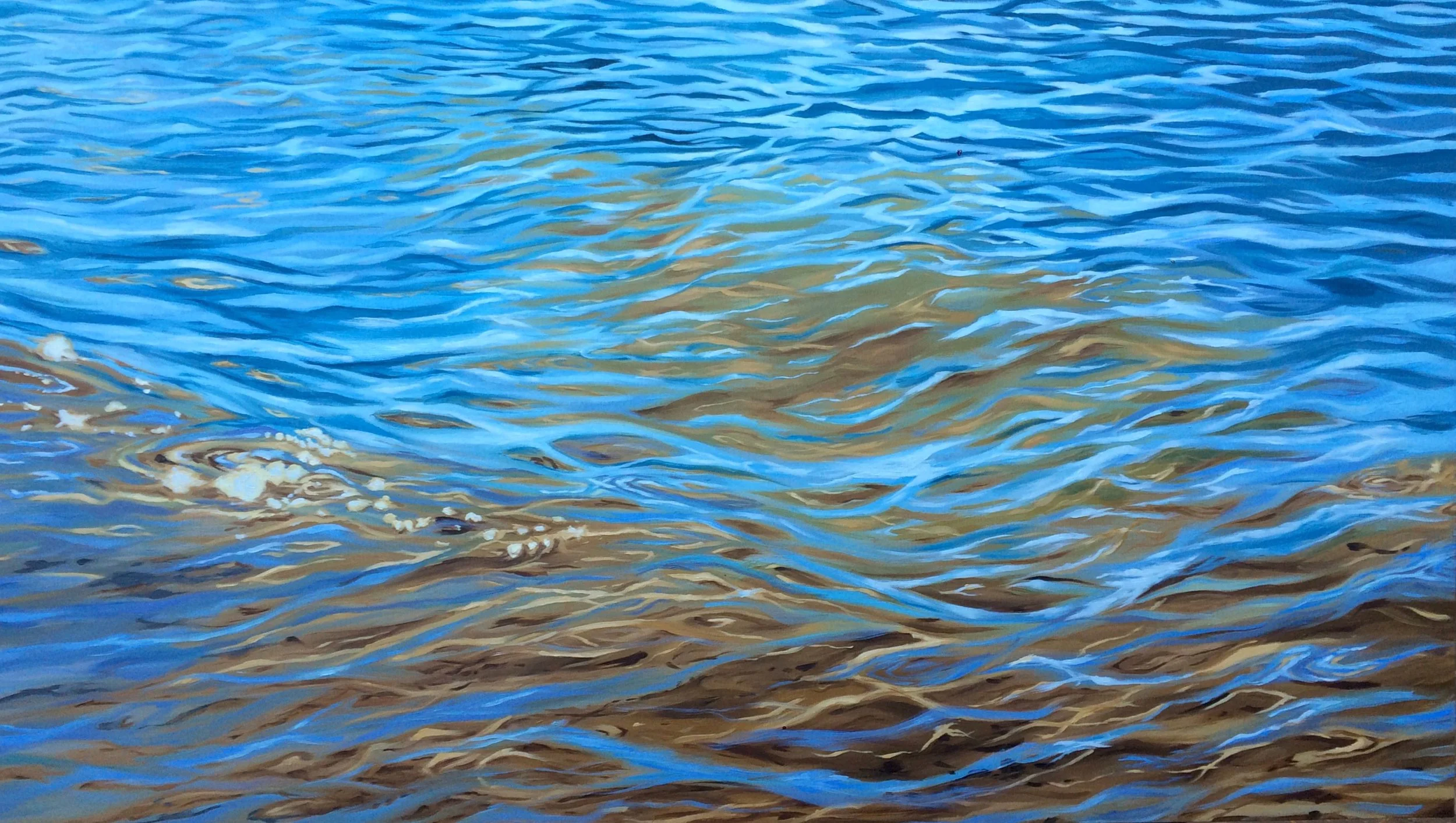 Swell, oil on panel 2017