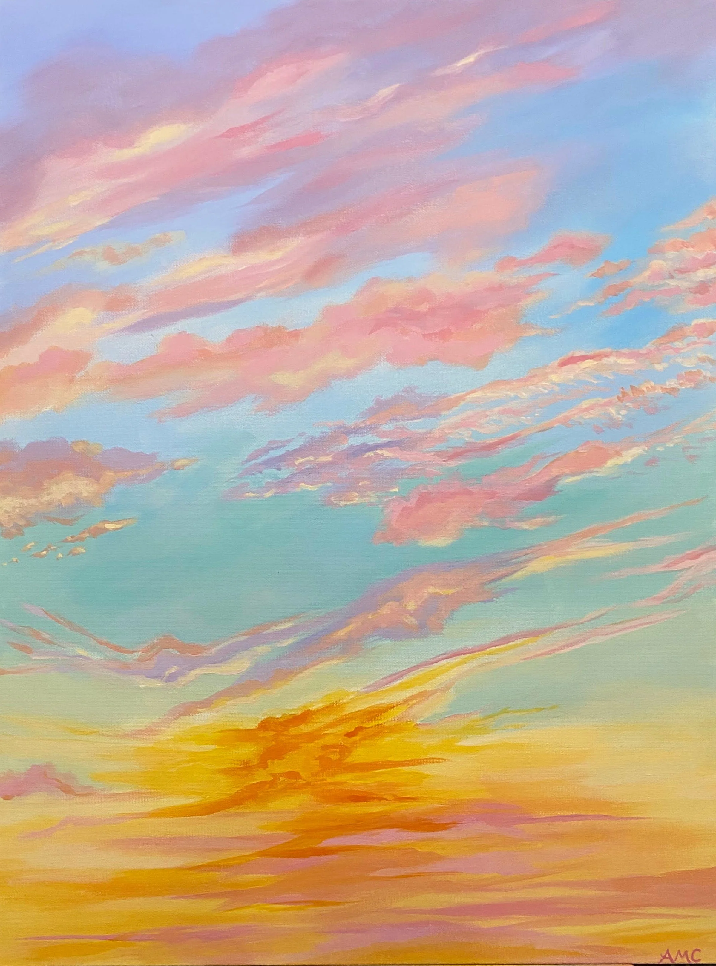 Sweet Summer, acrylic on canvas, 2025