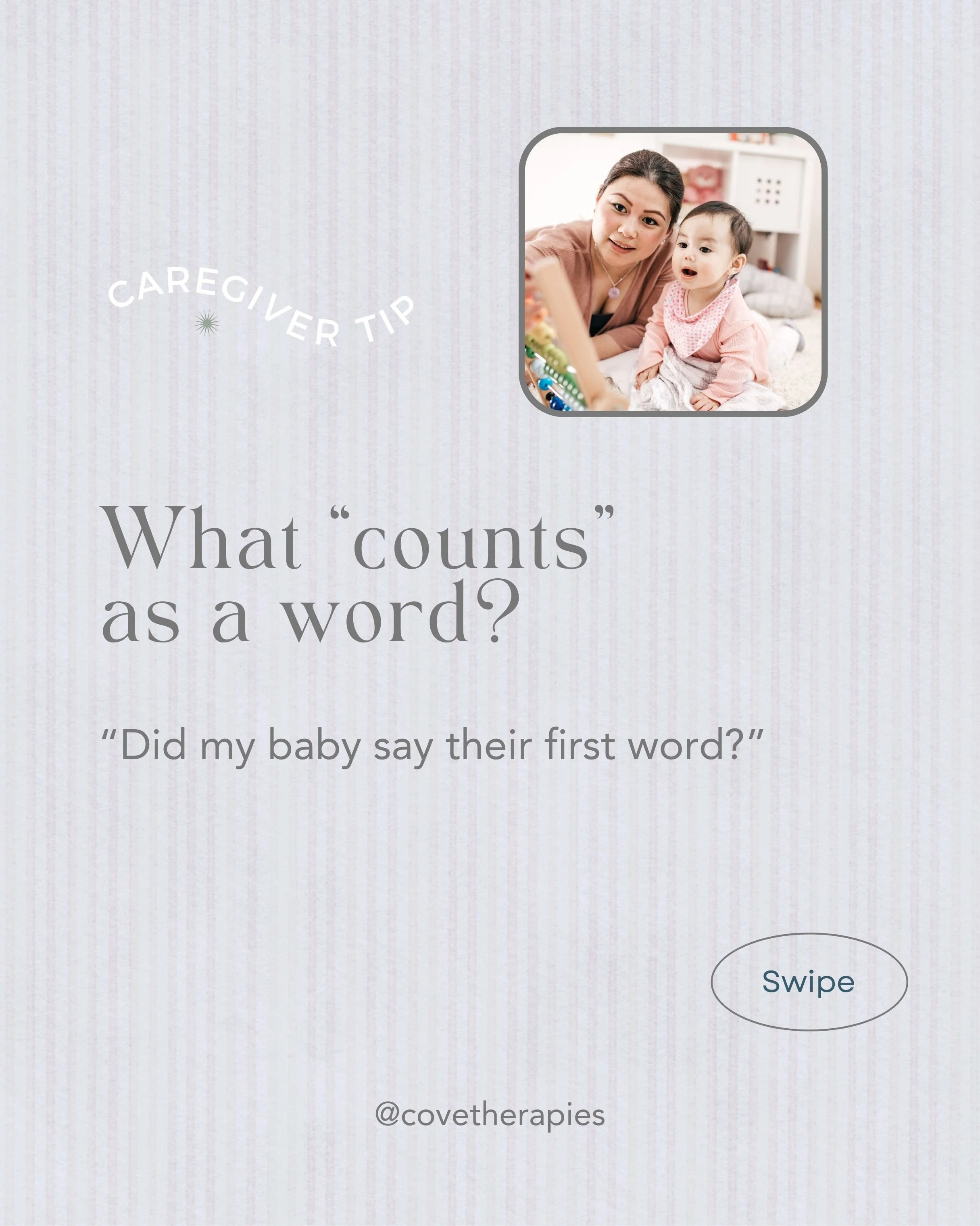 What “Counts” as a First Word?