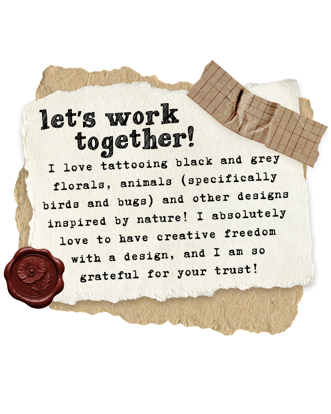 mal miyares maltattoos tattoo artist black and grey florals animals birds bugs nature botanical booking form request