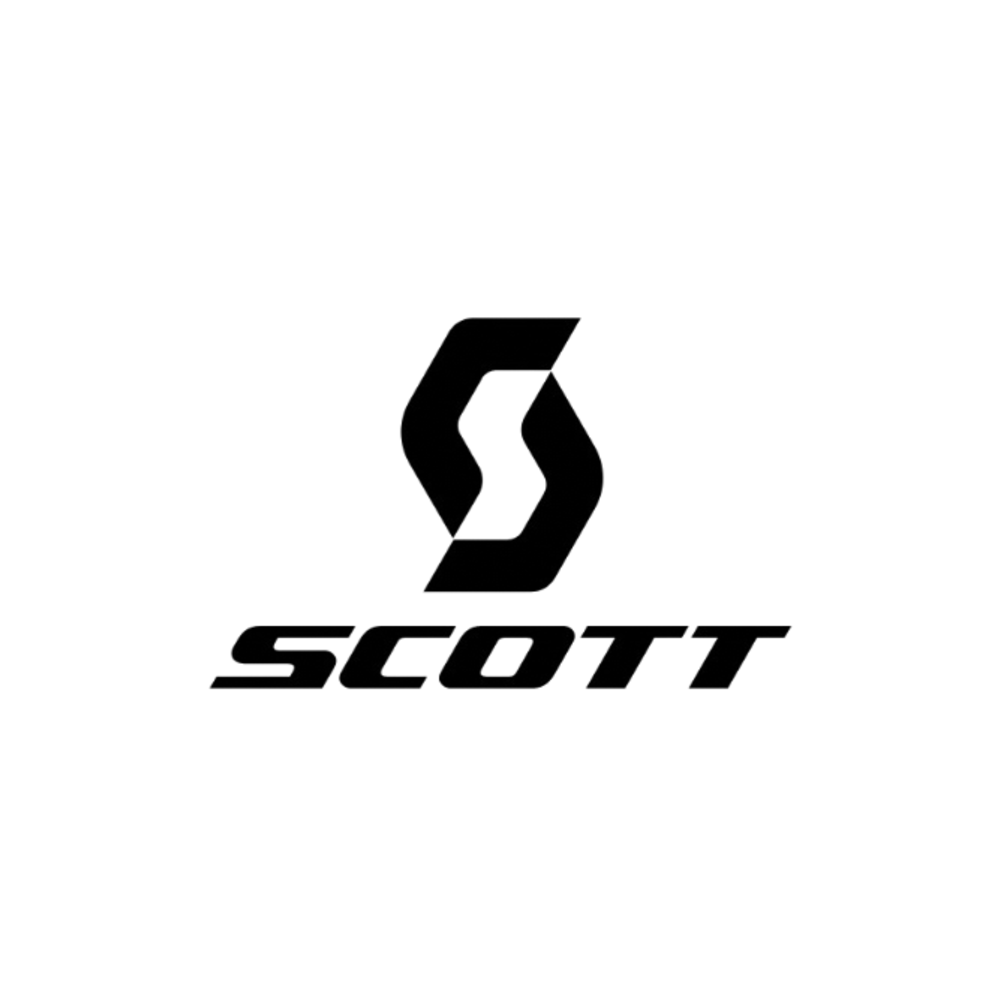Black and white logo with a stylized 'S' and the word 'SCOTT' underneath.