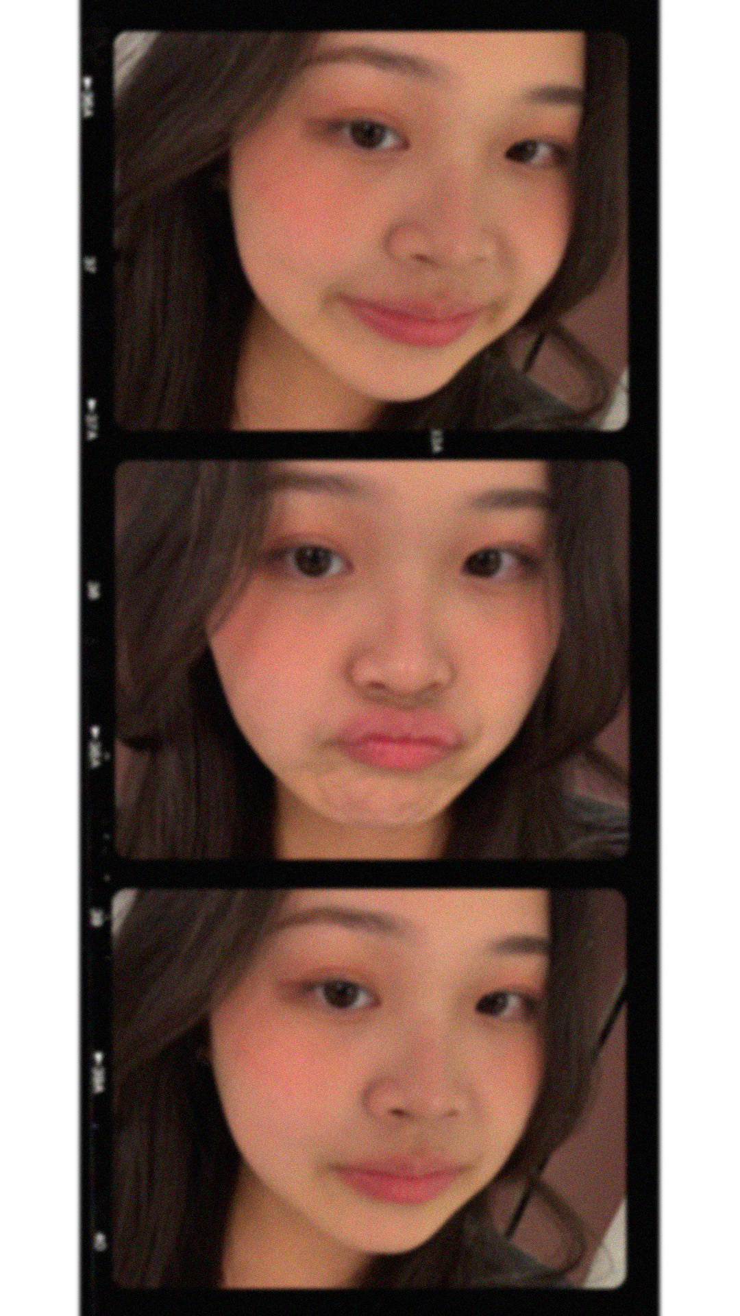 selfies in retro frame