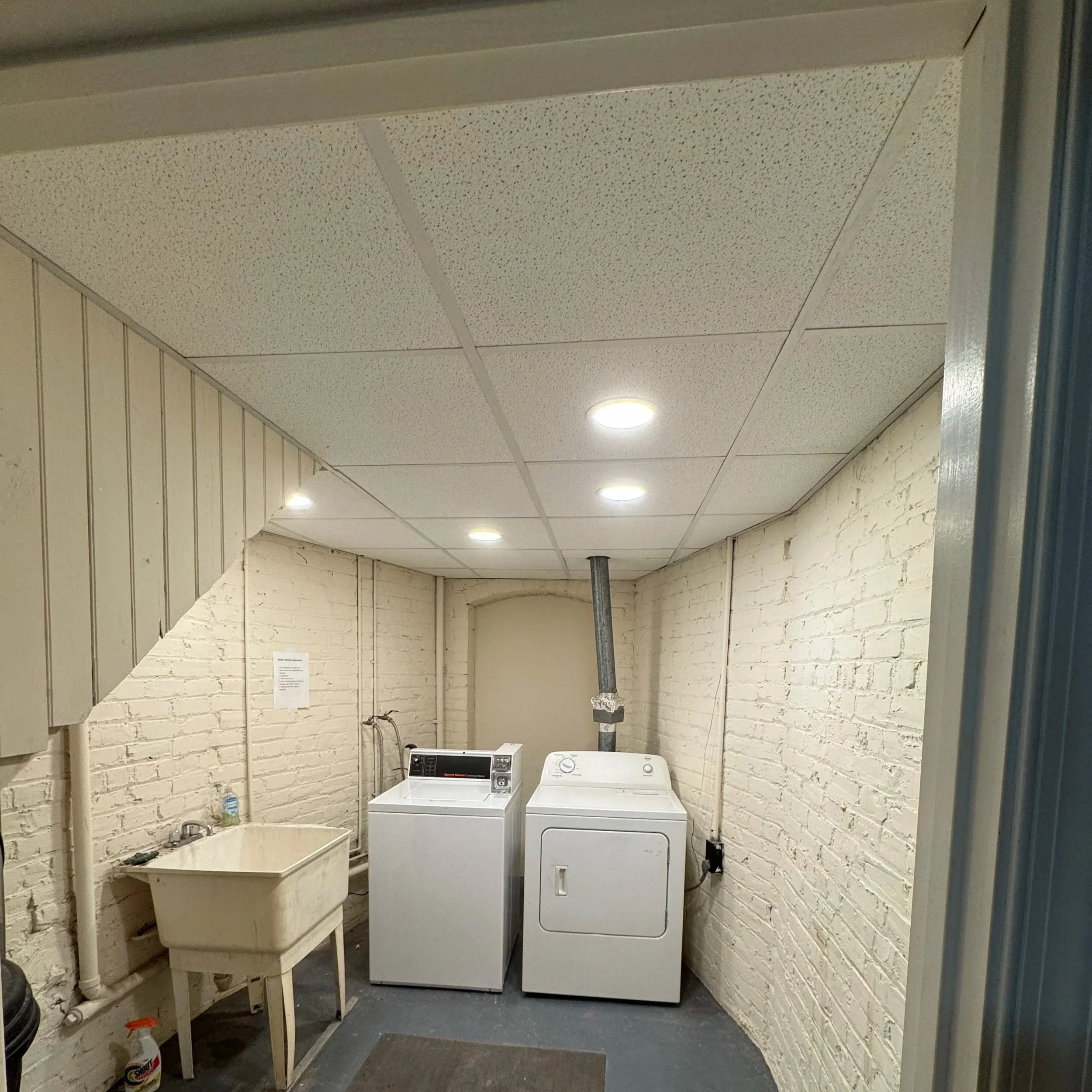 Washroom Drop Ceiling Install