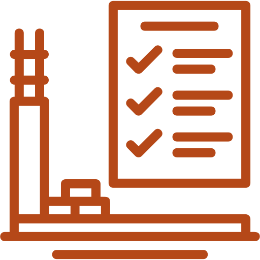 Line graph with three checkmarks next to corresponding data points and a list or checklist to the right.