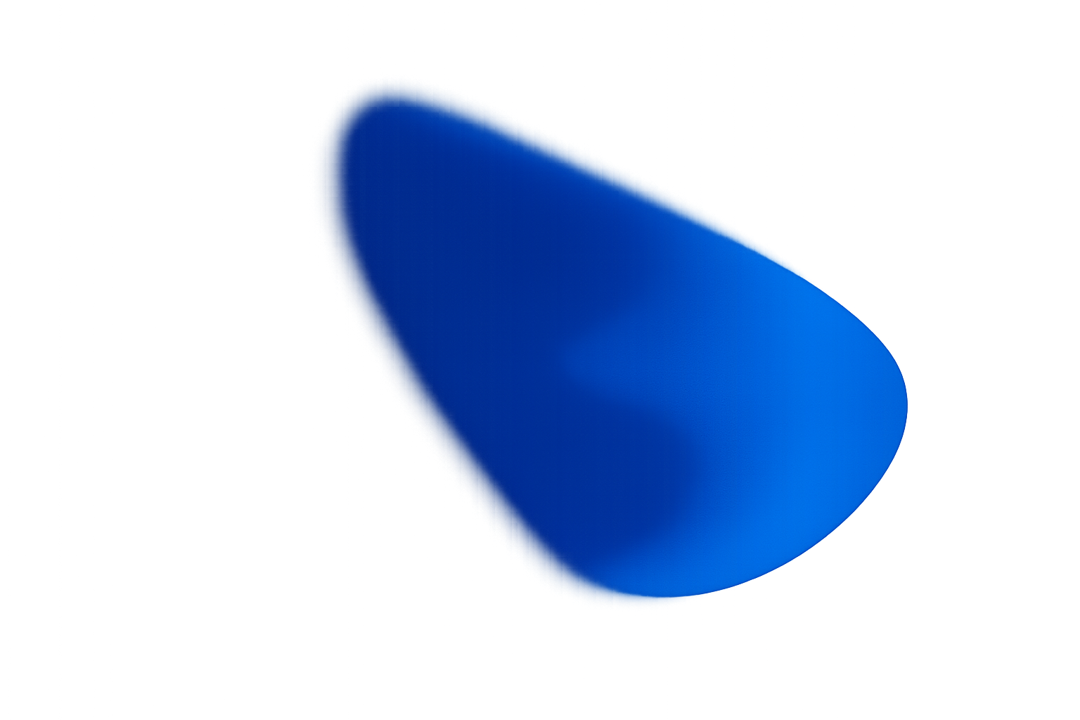 A close-up view of a blue smart speaker, likely an Apple HomePod, with a smooth exterior and a cylindrical shape, placed against a dark background.