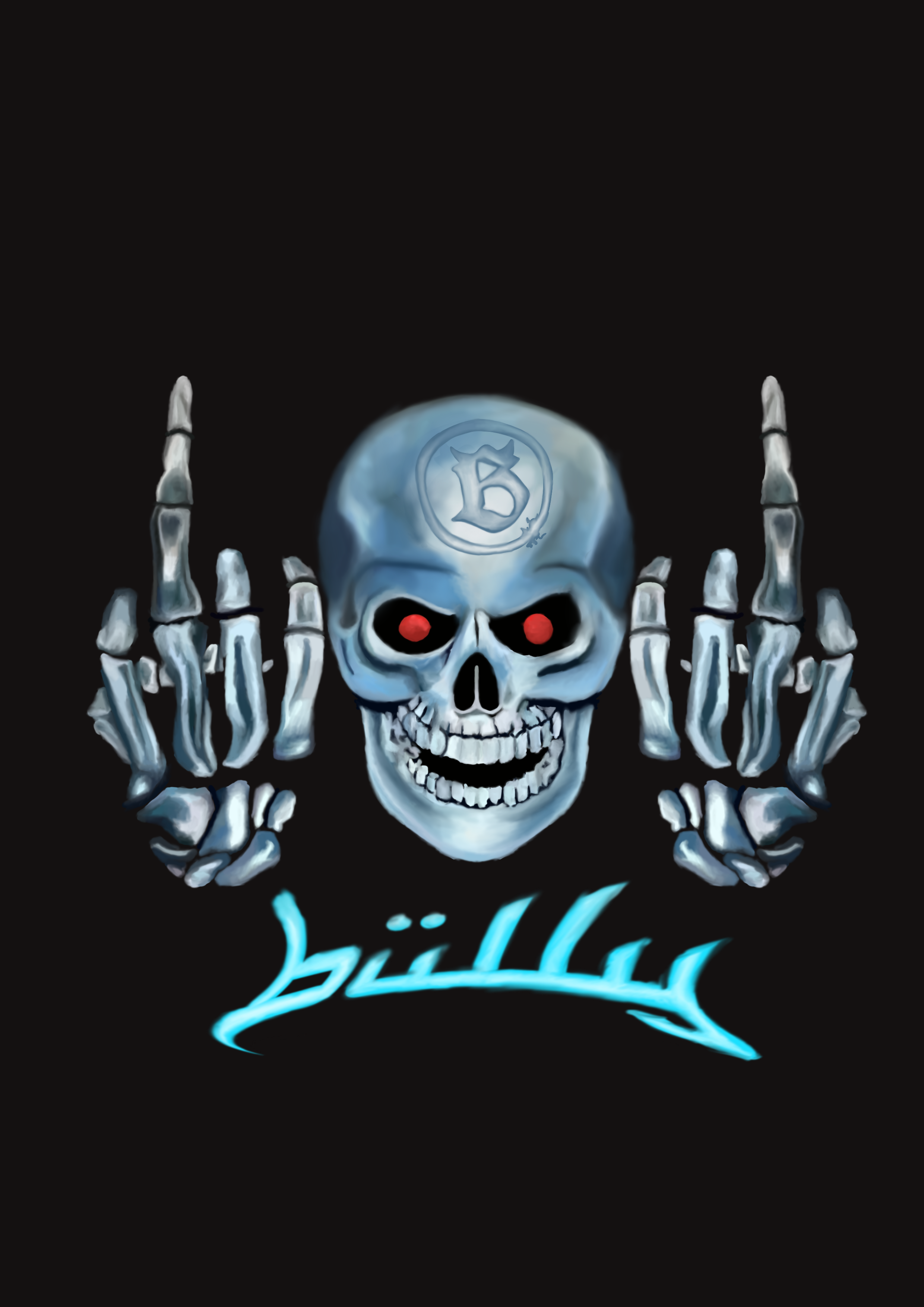 'OTZ' cover art, Stone Cold Steve reference.
Digital Painting