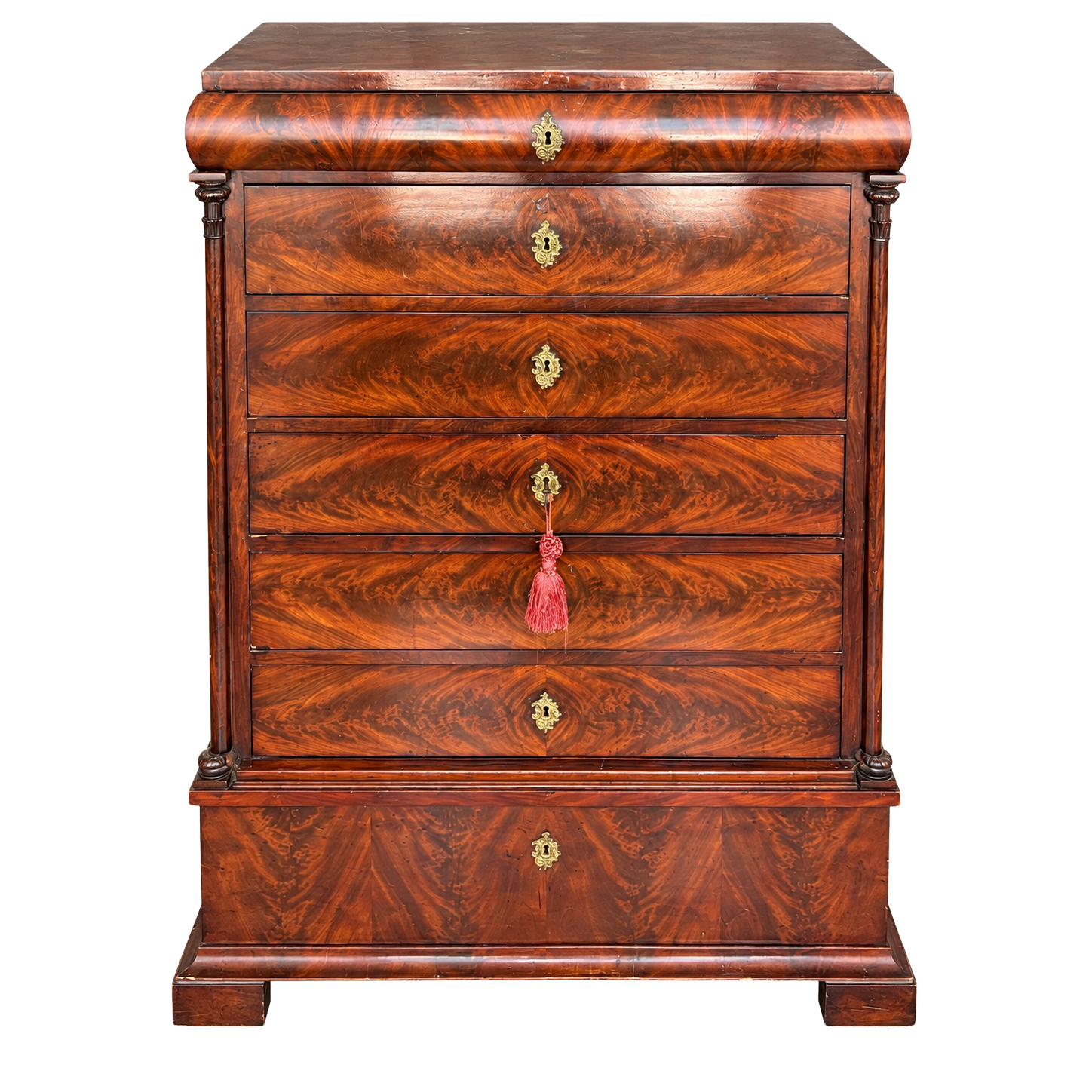 A Baltic Empire Mahogany Secrétaire à Abattant, c.1830