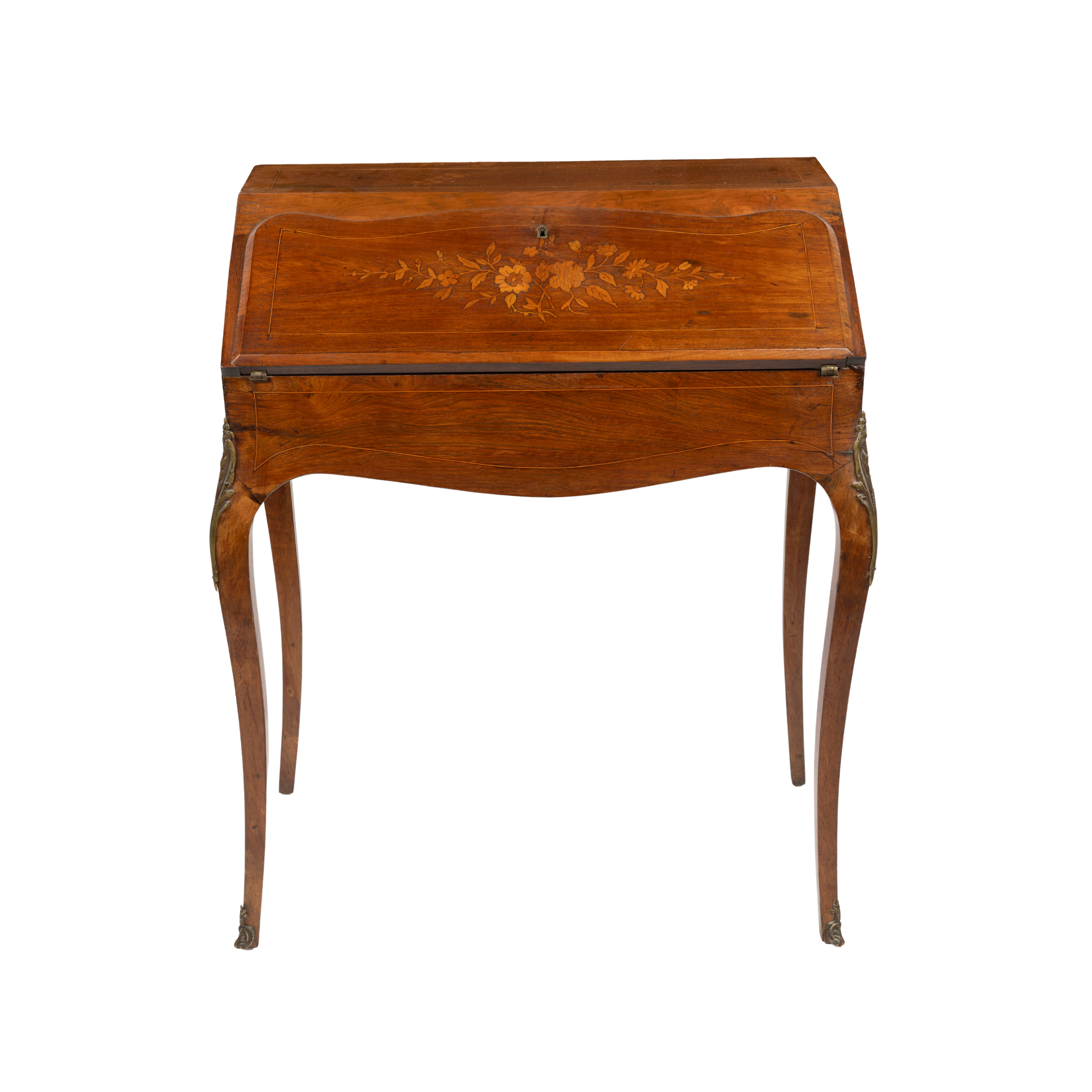 A Louis XV Style Marquetry Bureau de Dame