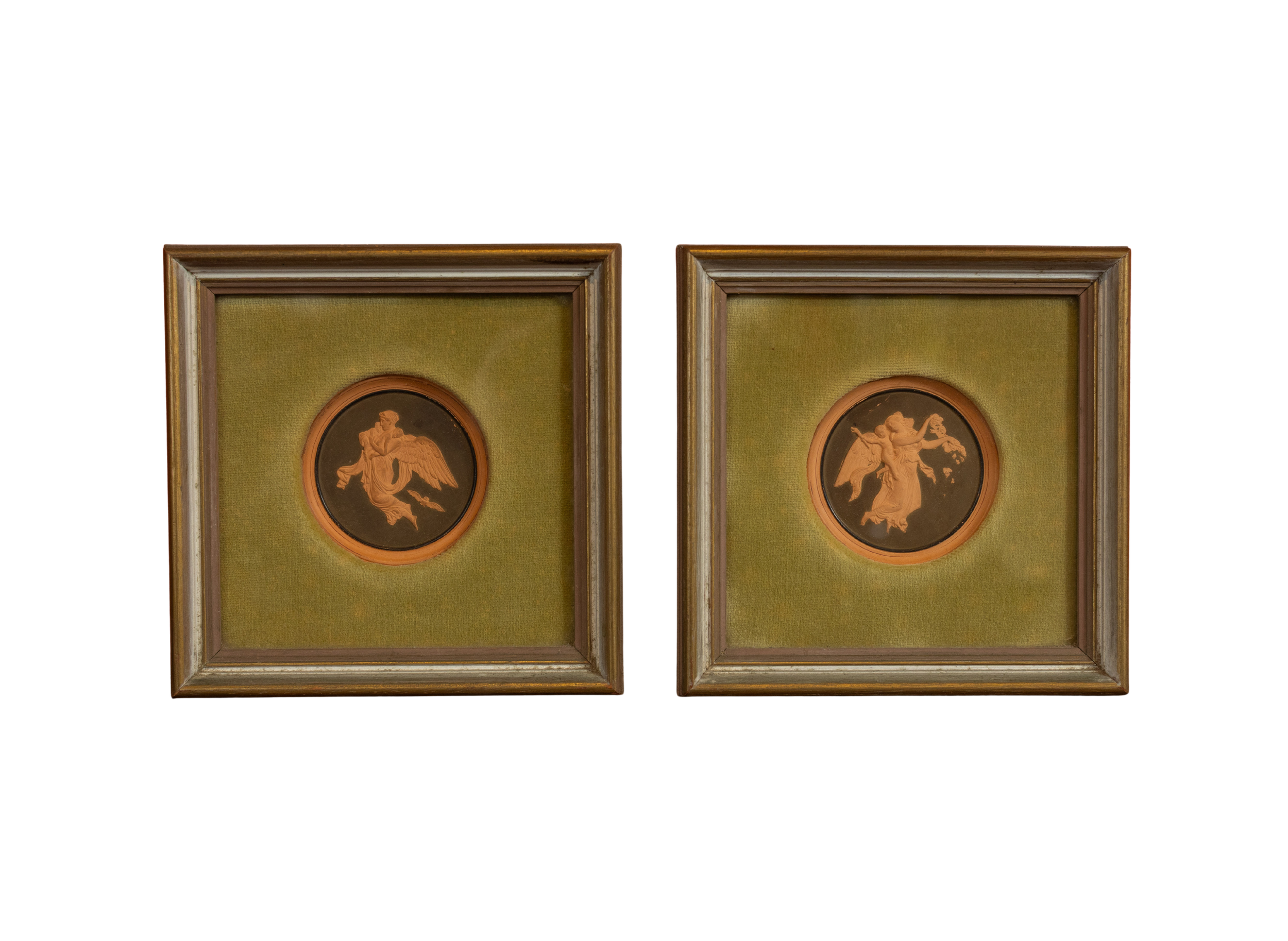 A Pair of Neoclassical Terracotta Reliefs after Bertel Thorvaldsen, Copenhagen, 1856