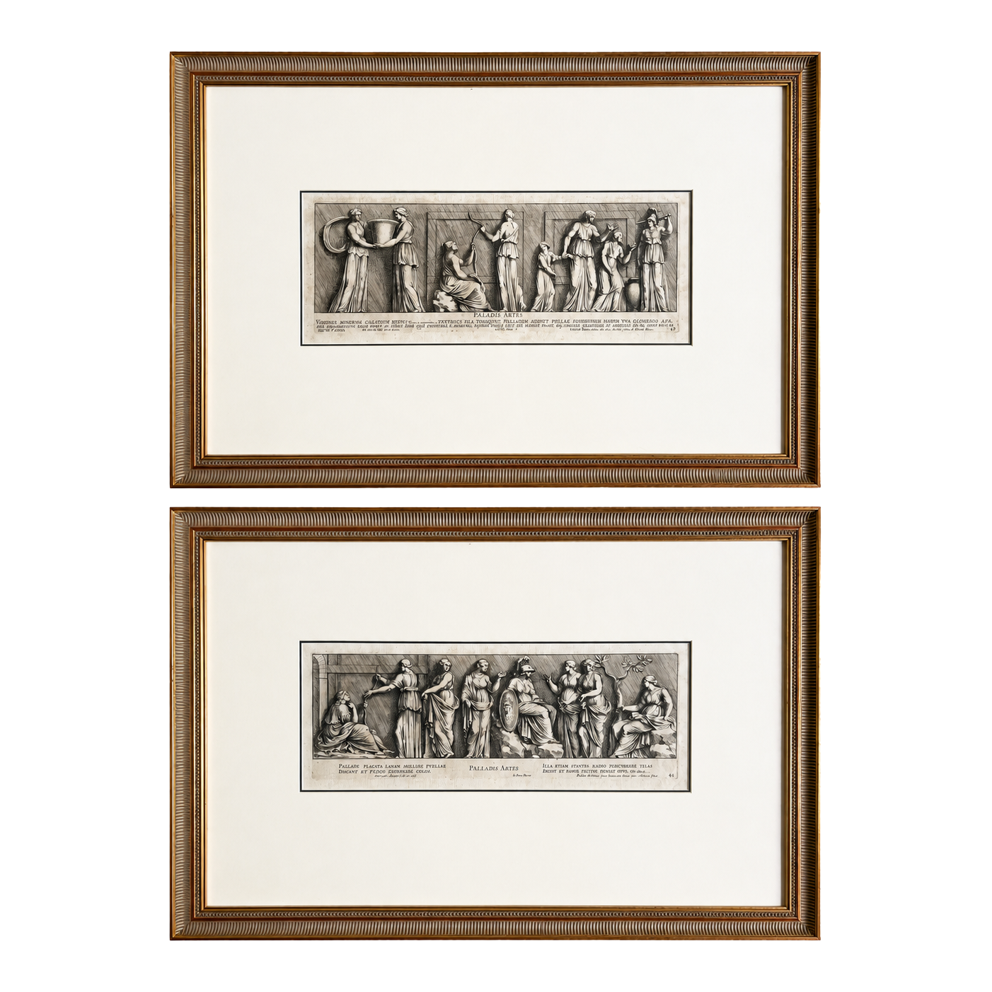 A Pair of Renaissance Period Classical Engravings.