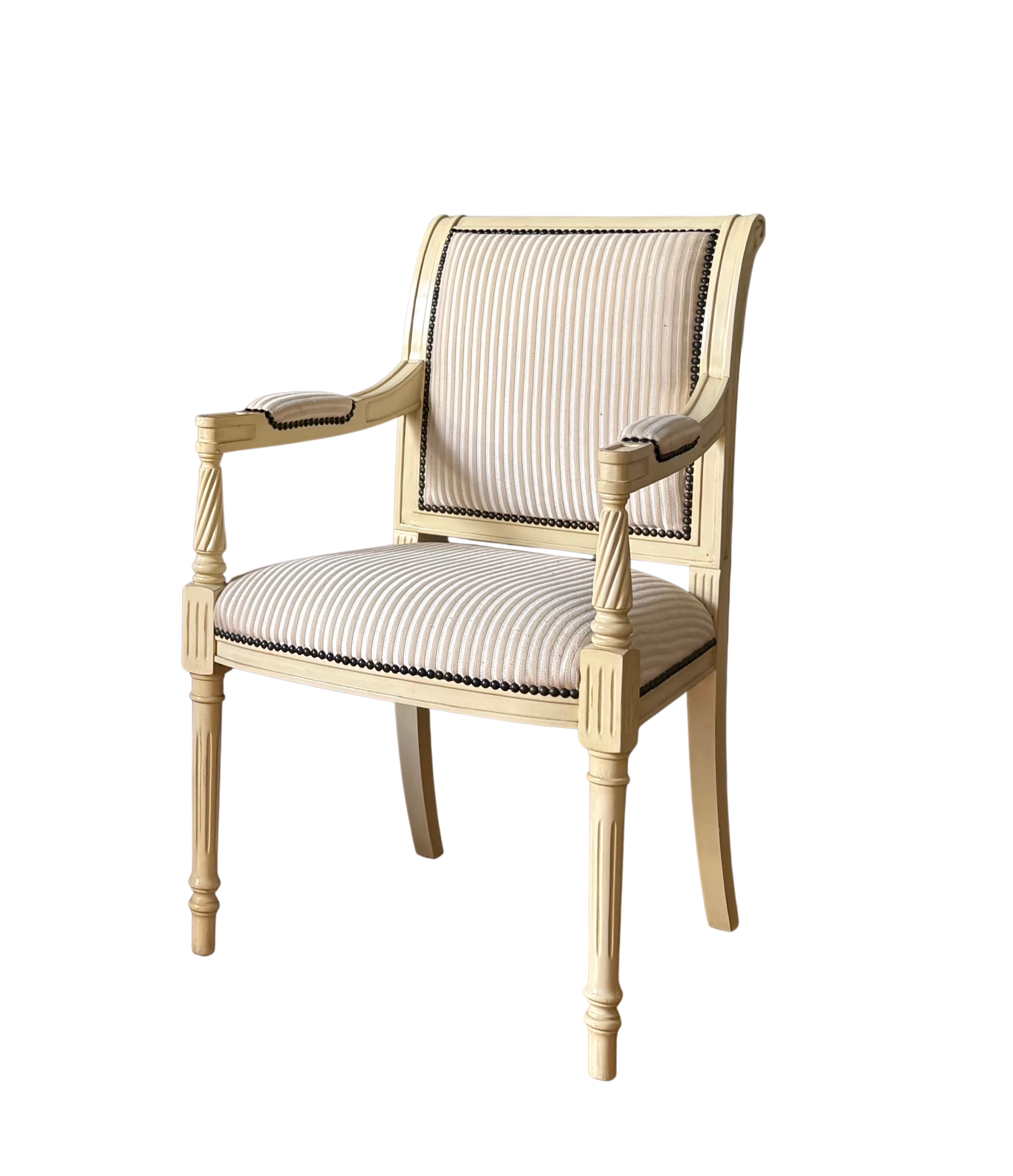 A Fauteuil Chair in Directoire or Gustavian Style
