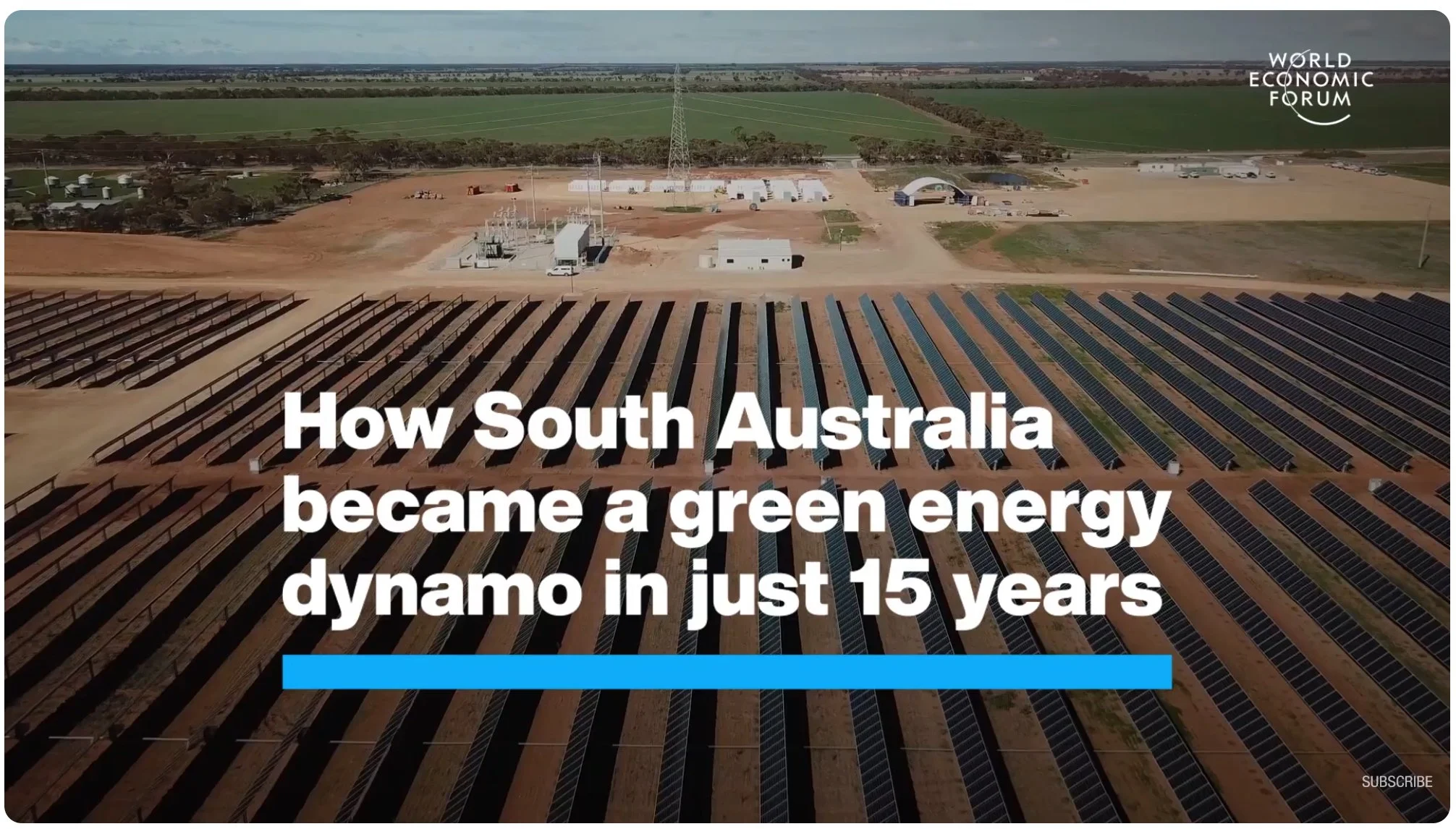 World Economic Forum video on South Australia
