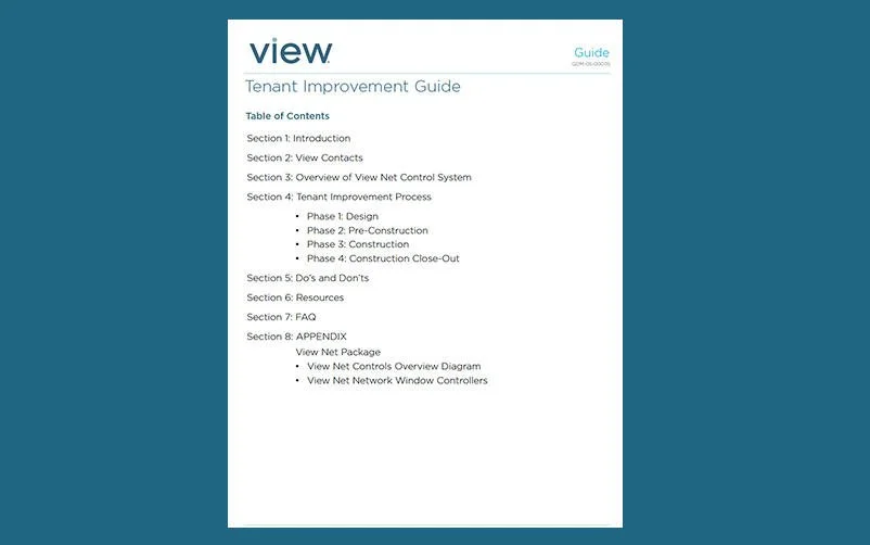 Tenant Improvement Guide