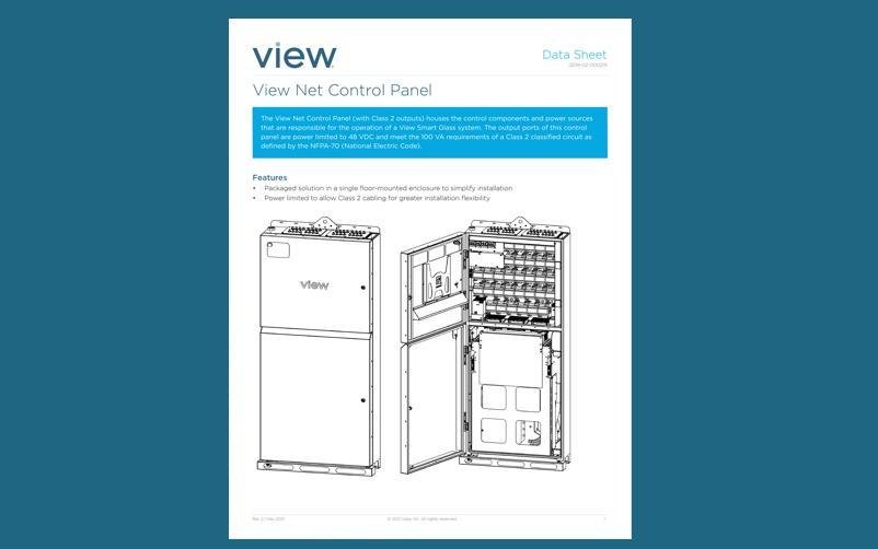 View Net Control Panel 5.0 Datasheet