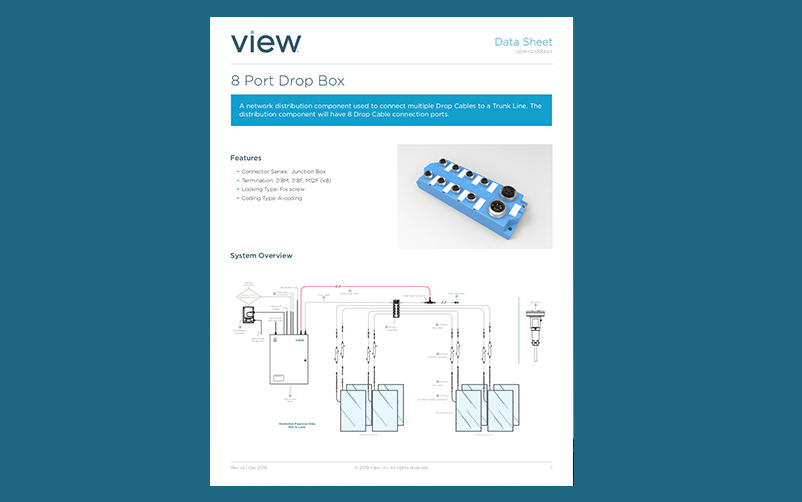 CSS Component Data Sheet: 8 Port Drop Box