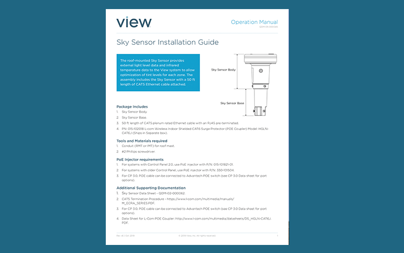 Installation Guide: Sky Sensor