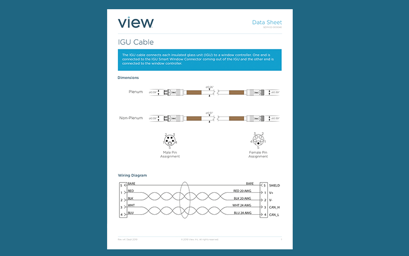 CSS Cabling Data Sheet: IGU Cable