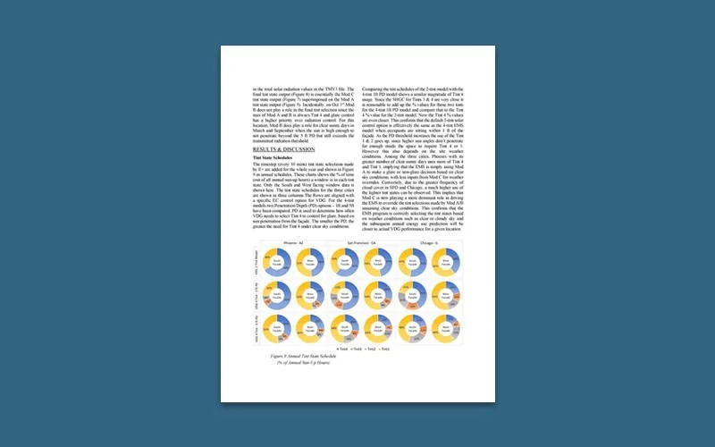 Modeling an Electrochromic Window Using a Multi-Criteria Control