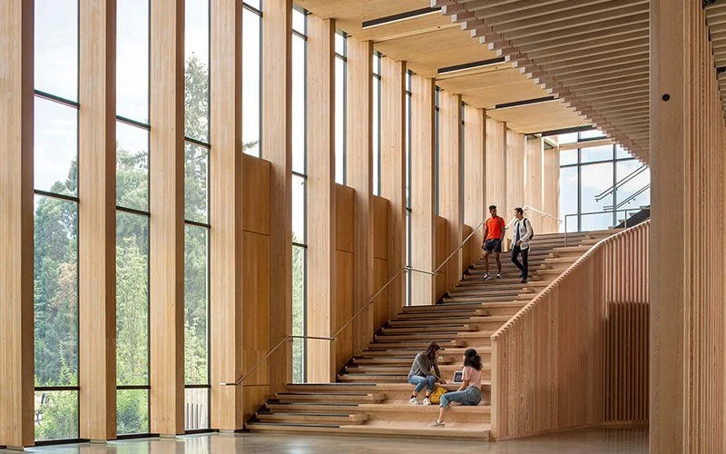The Oregon State University College of Forestry defers to the landscape