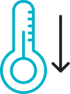 Thermometer displaying a high temperature