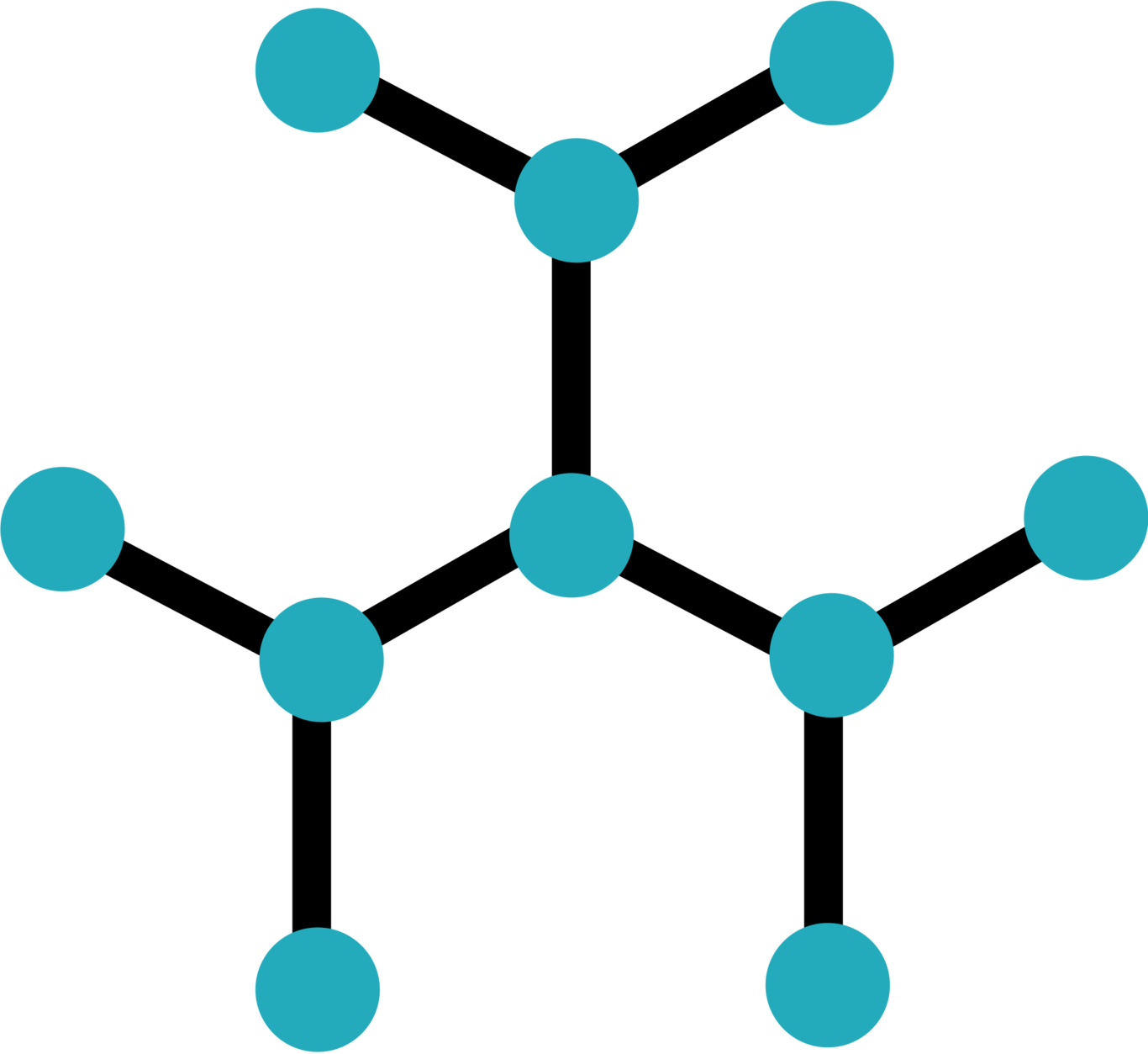 Diagram showing a 2D lattice structure with blue circles connected by lines, representing a graphene sheet.