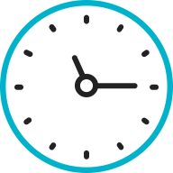 A clock showing the time as 10:10.