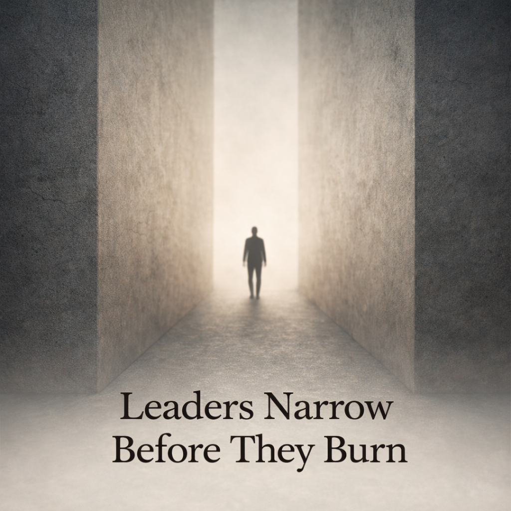 Leaders Narrow Before They Burn