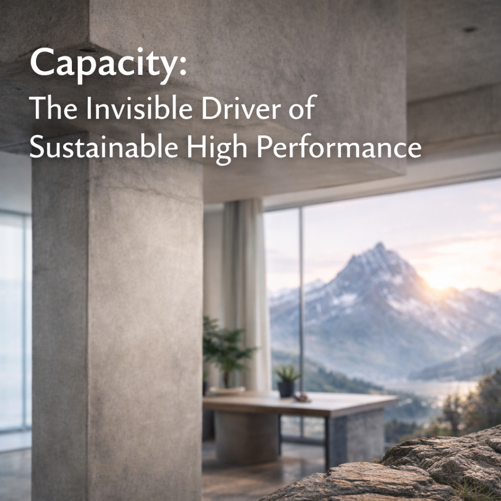 Capacity: The Invisible Driver of Sustainable High Performance
