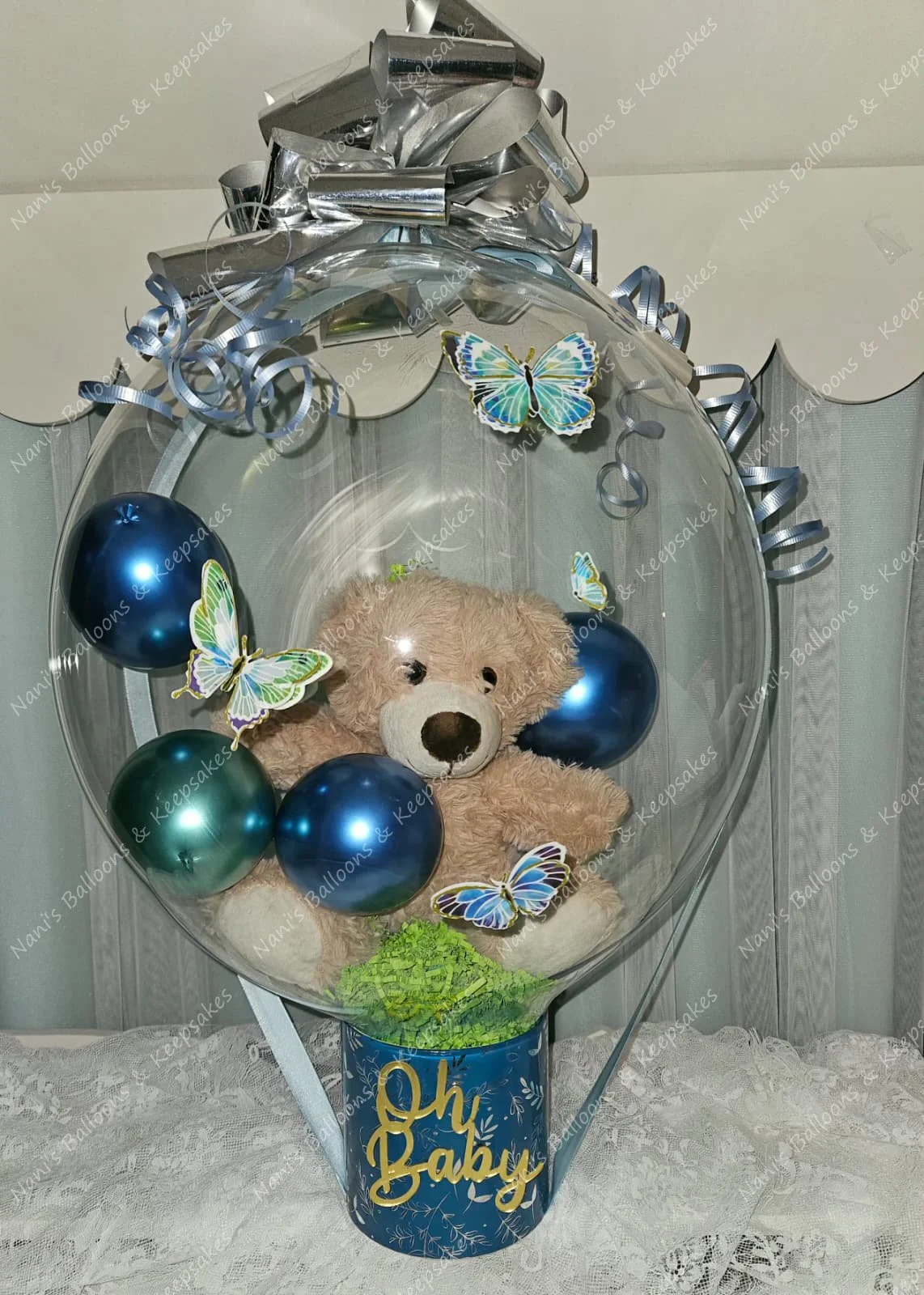 Butterfly Teddy Balloon