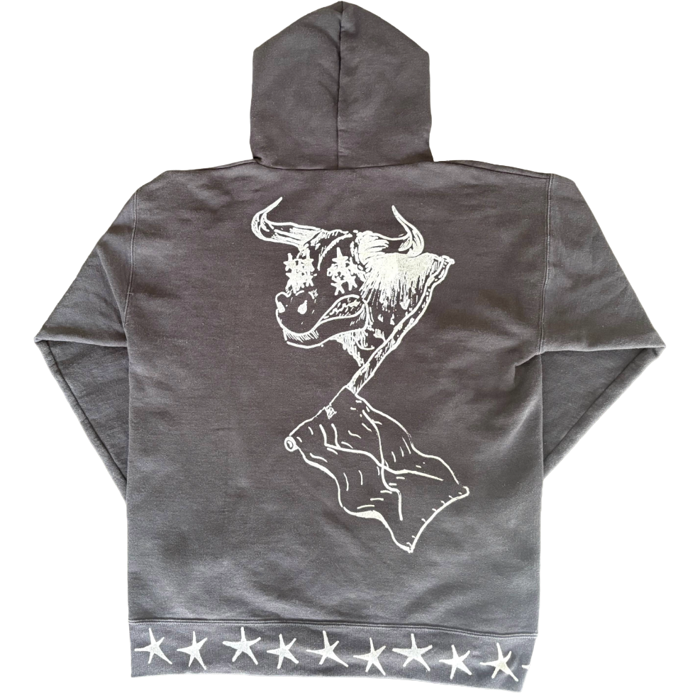 DAZED BULL HOODIE BLACK