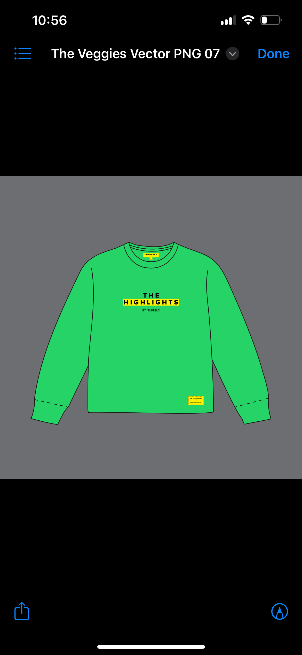 “The Highlights” T-Shirt Long Sleeve (Green)