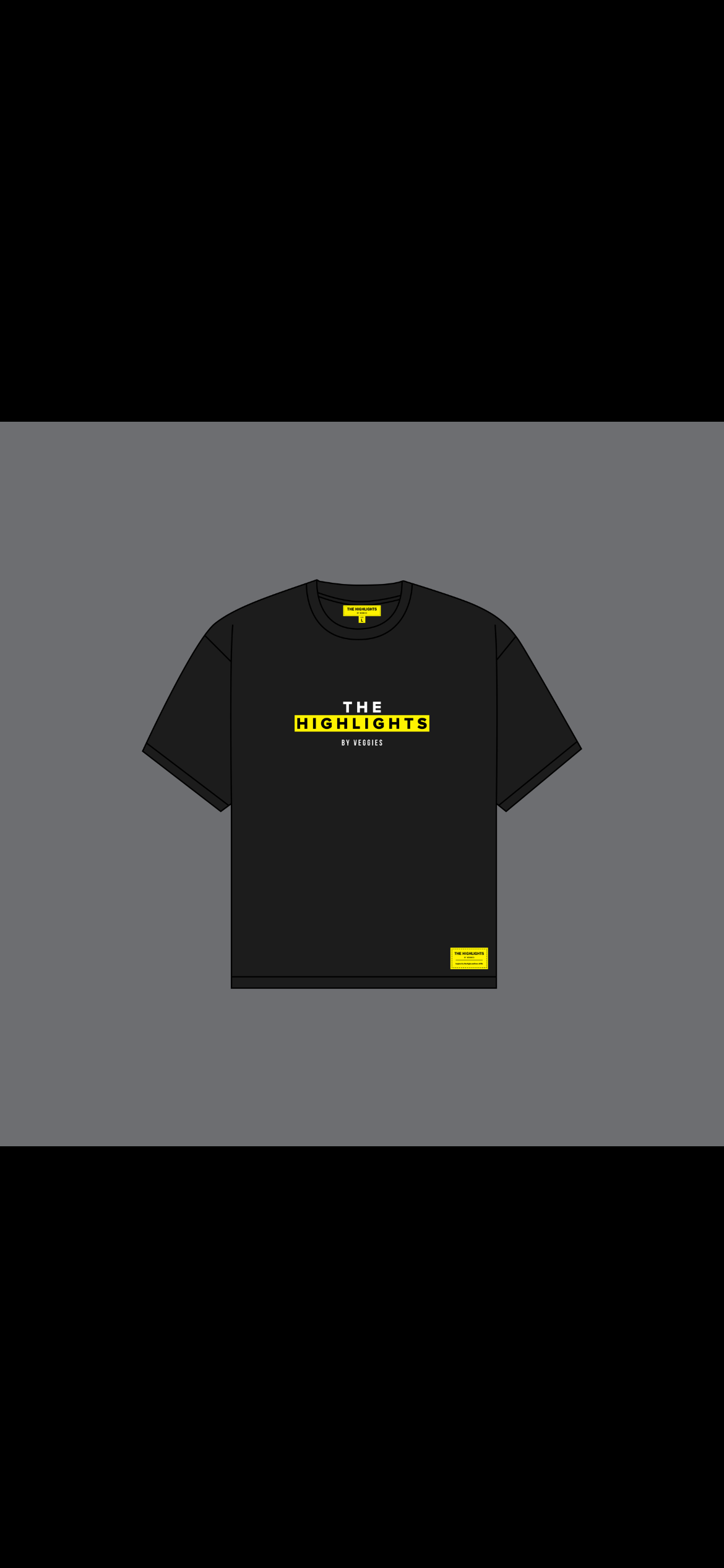 “The Highlights”  Short Sleeve T-Shirt (Black)