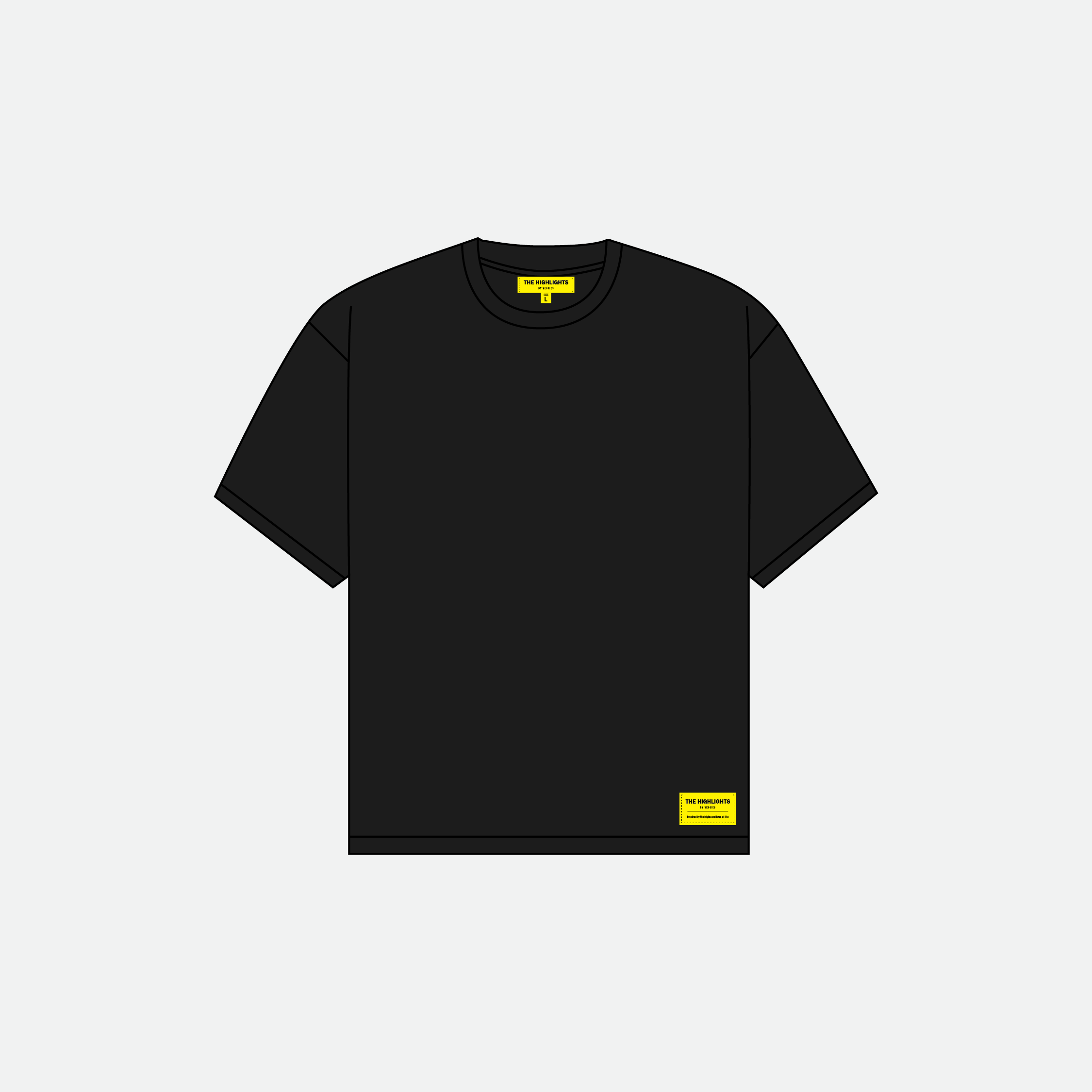 Veggies “The Highlights V3” Short Sleeve T-Shirt Black