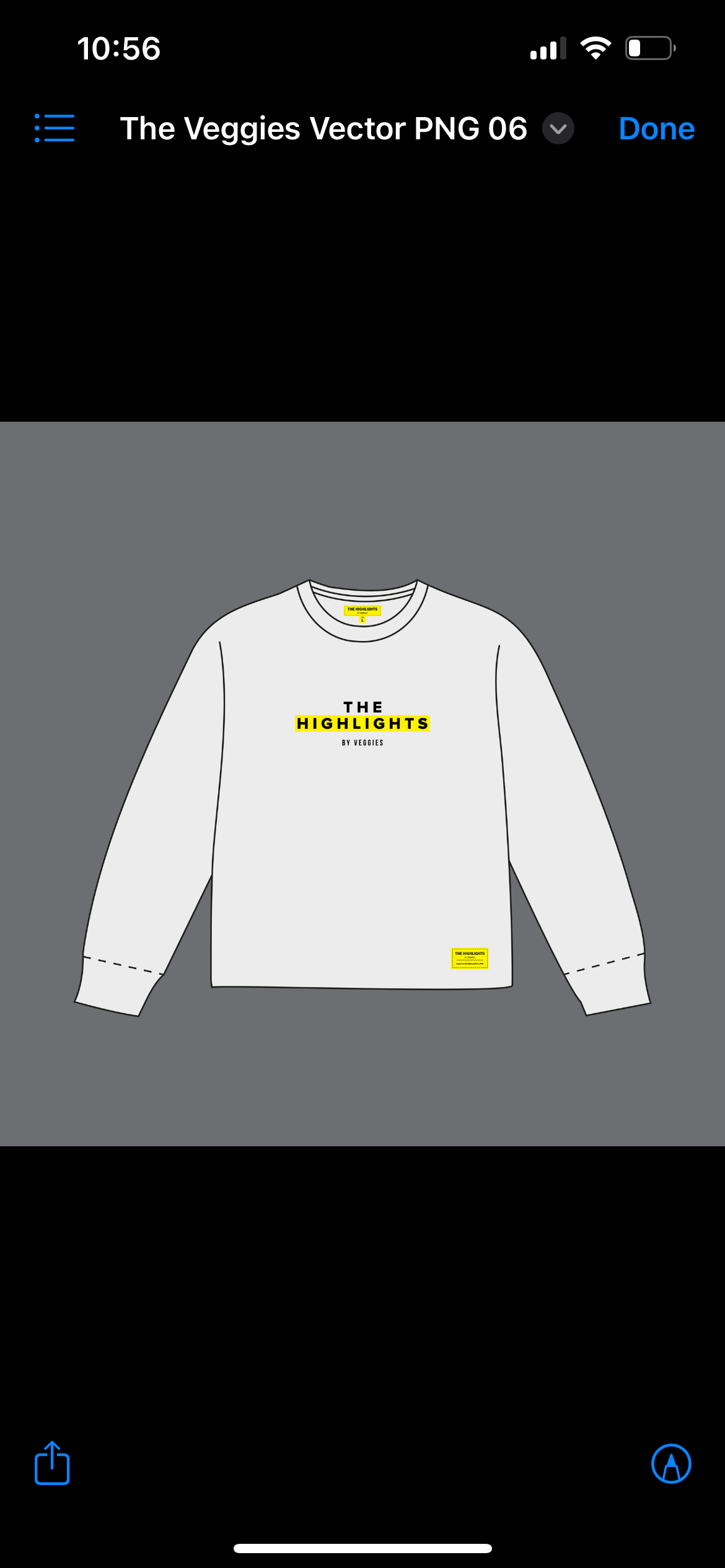 “The Highlights” T-Shirt Long Sleeve (White)