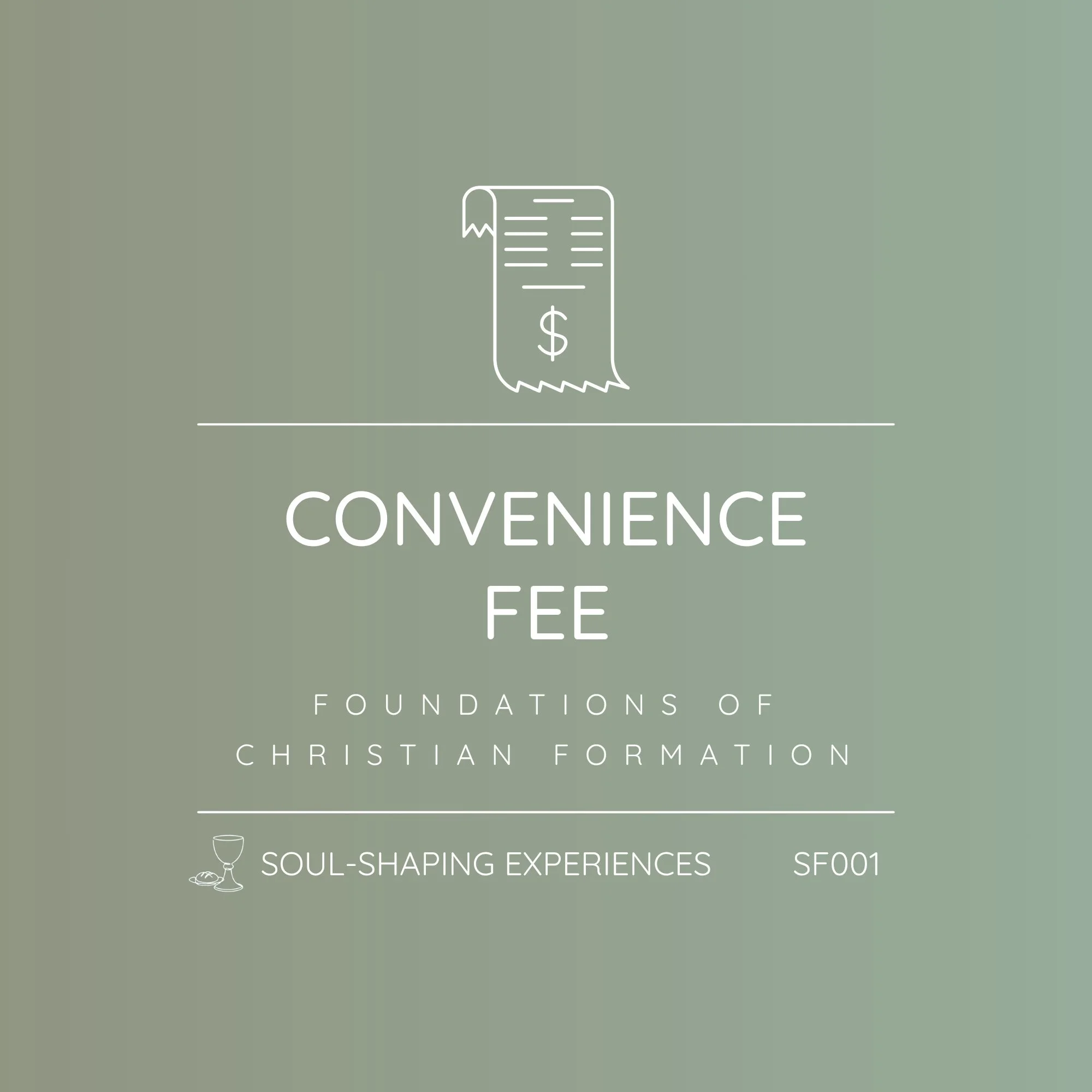 SF001 - Convenience Fee