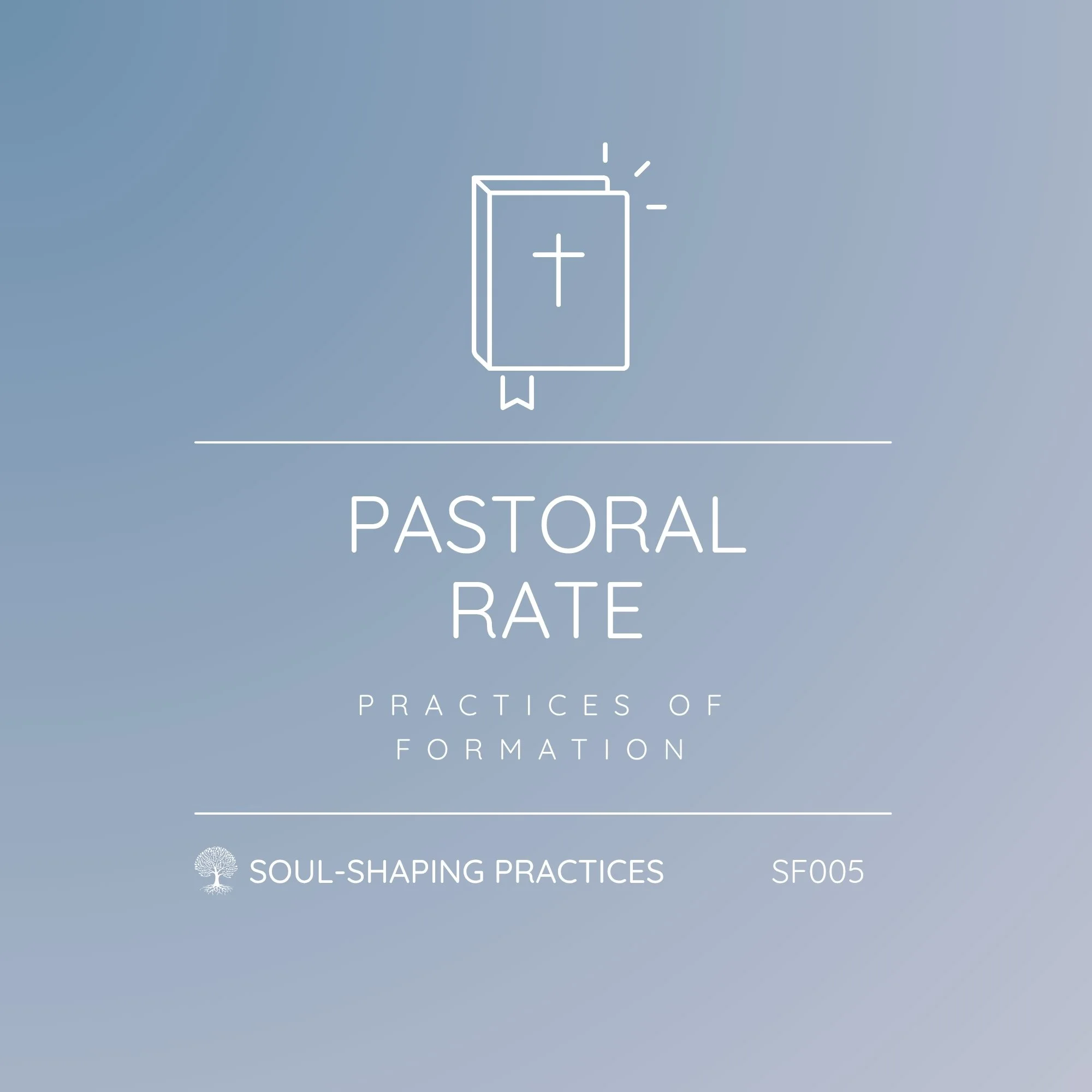 SF005 - Soul-Shaping Practices | Full Payment - Pastoral Rate
