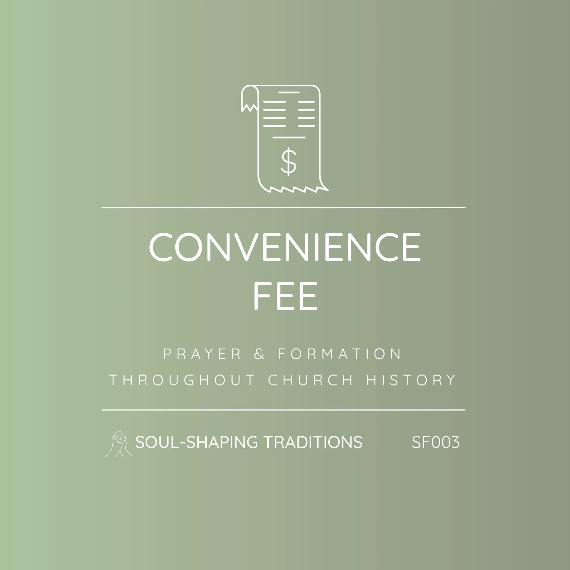 SF003 - Convenience Fee