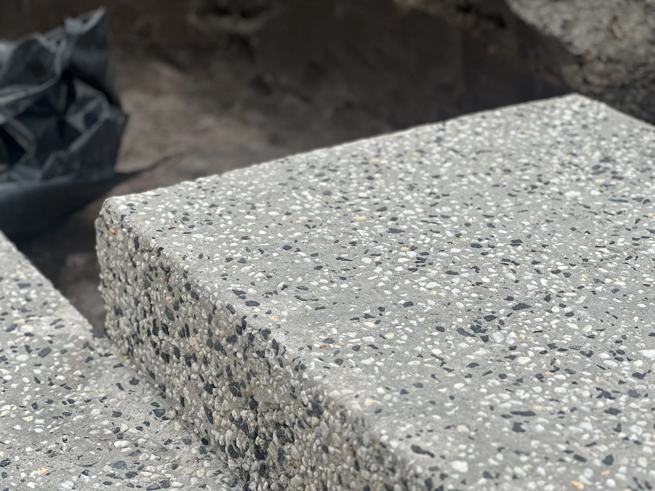 Concrete and pavers