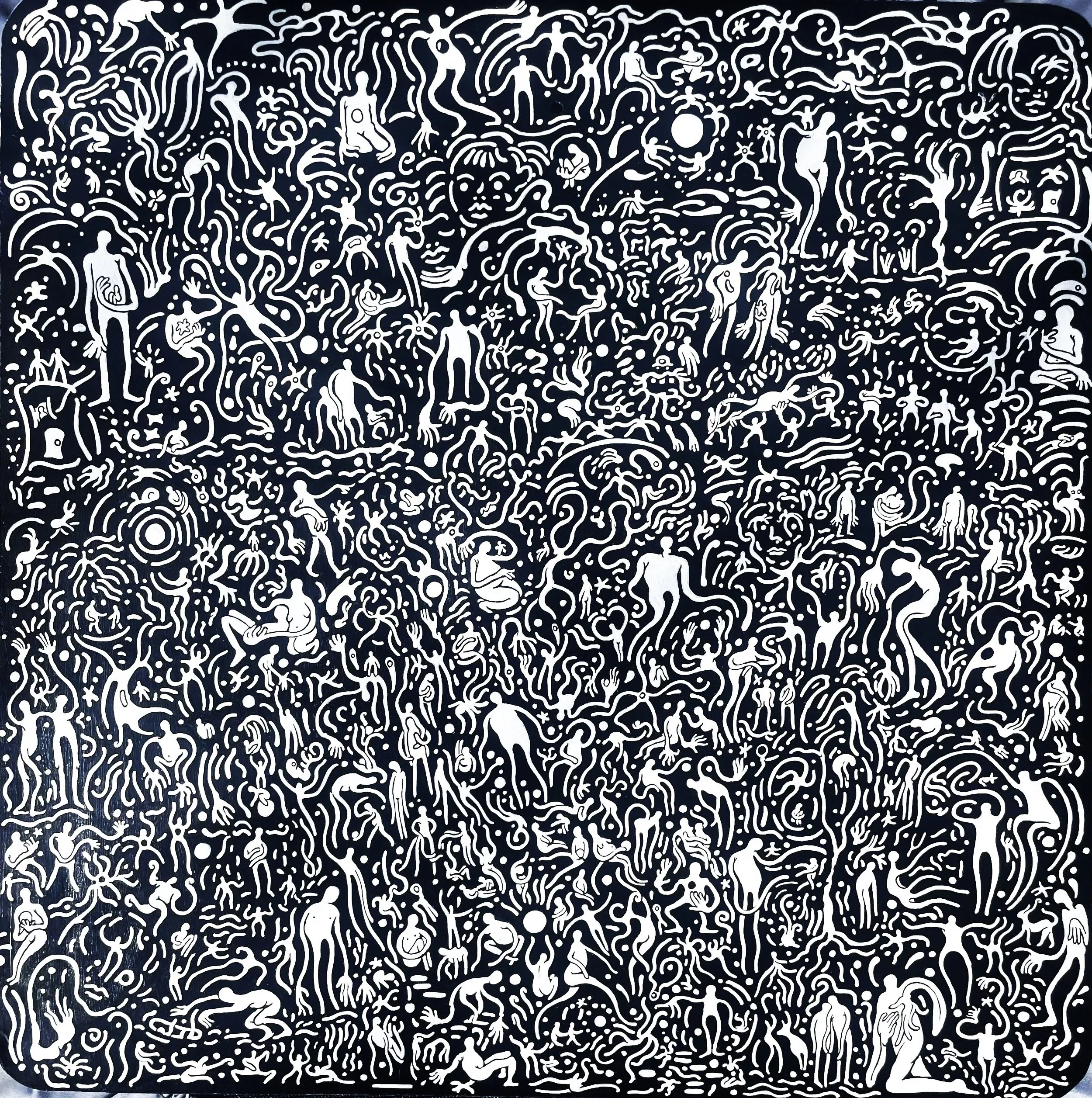 'baby spill' 3' x  3' on found street sign