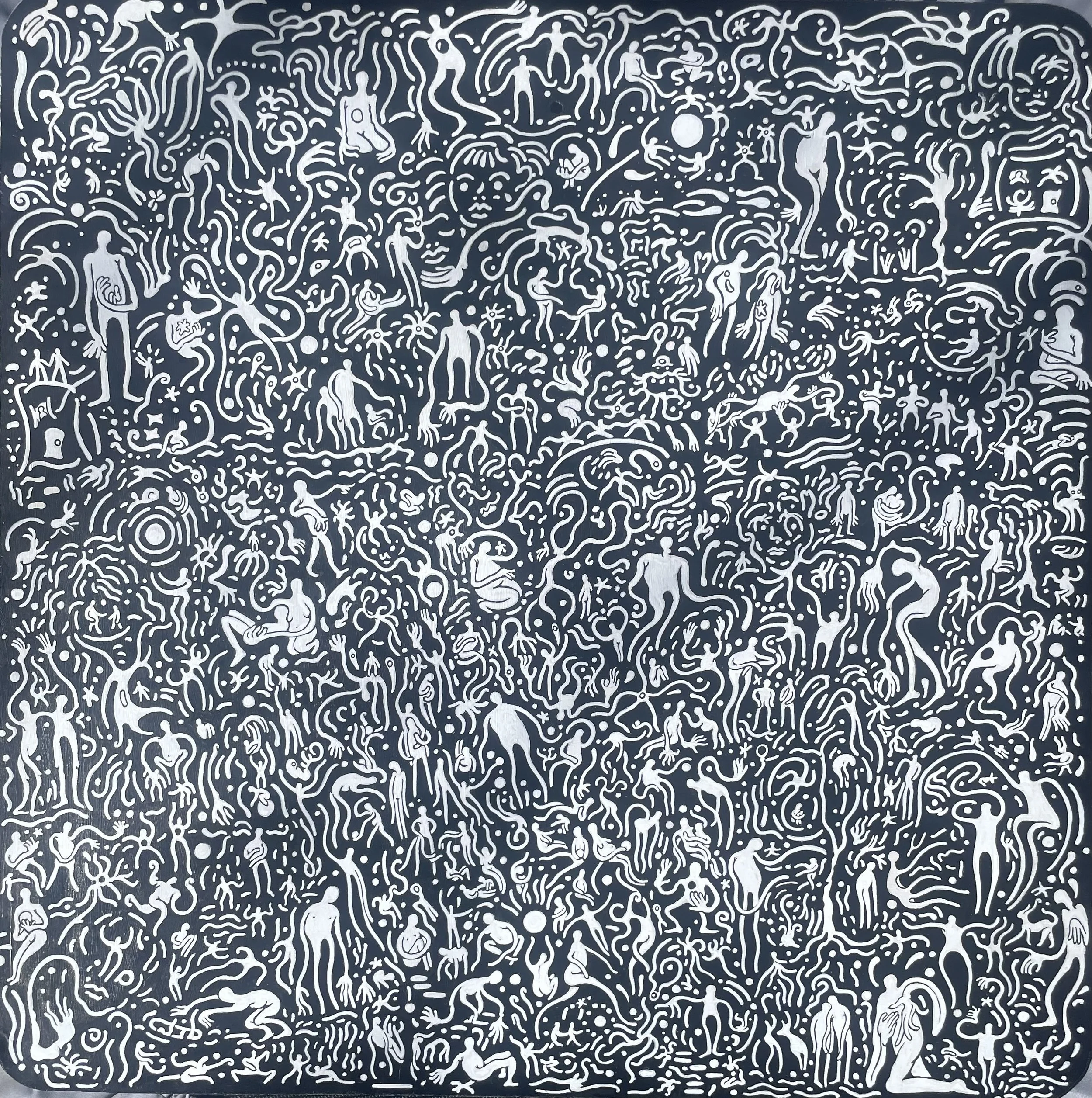 'baby spill' 3ft by 3ft on street sign