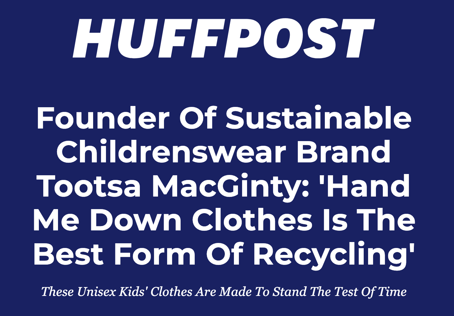 Read Article, Huffington Post, UK