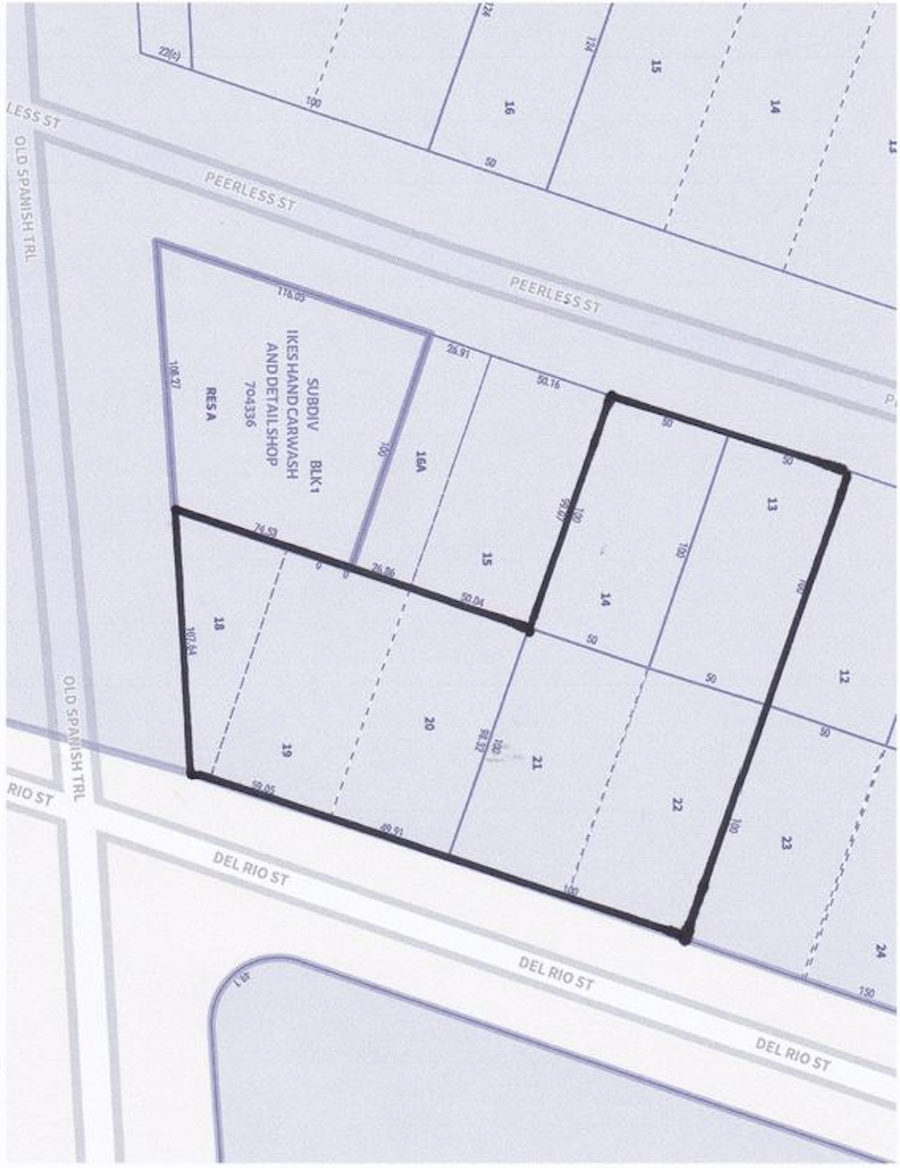 6524 Del Rio St Houston TX – Mixed-Use Land Parcel Map