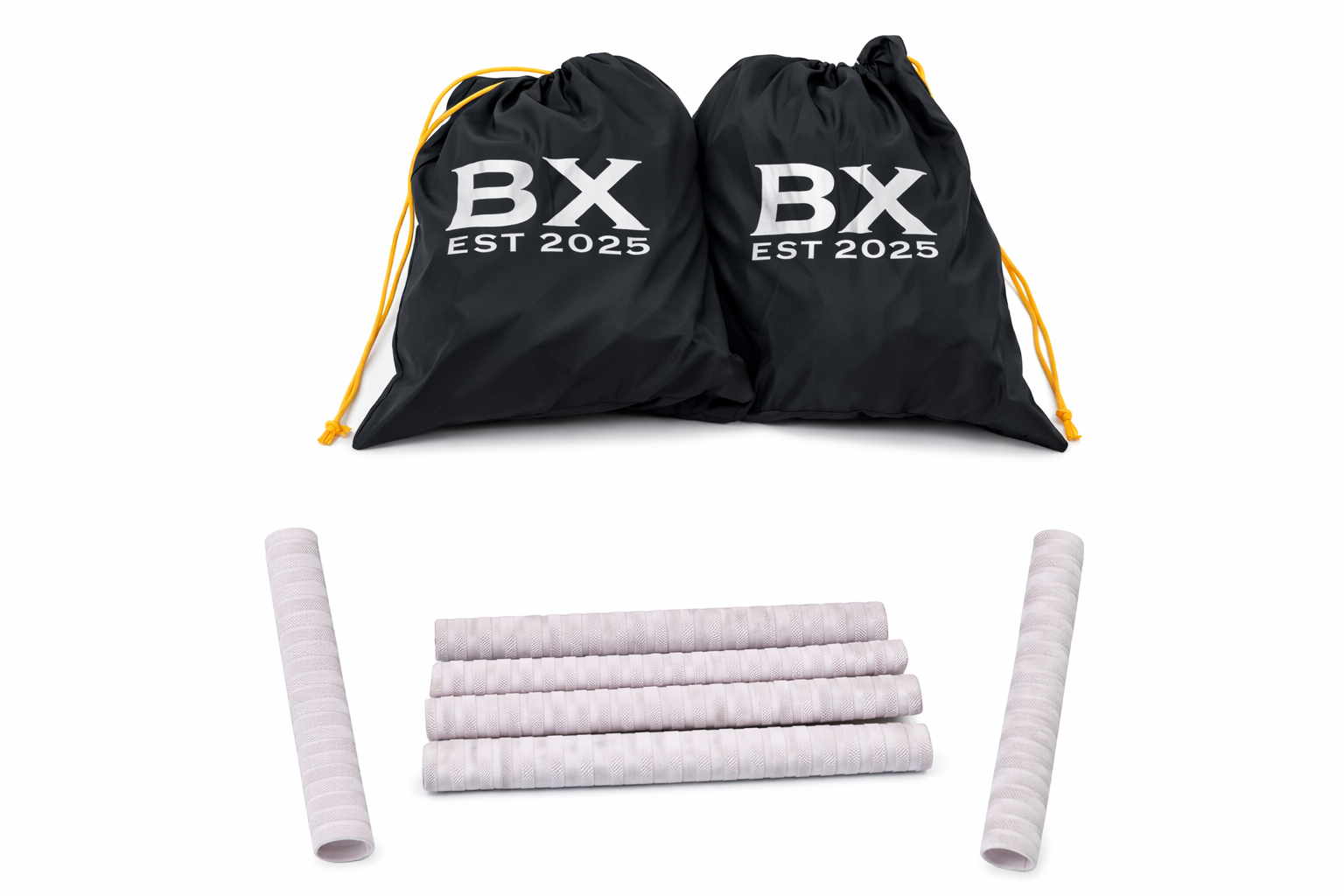 Batting gloves packaging and bat grips